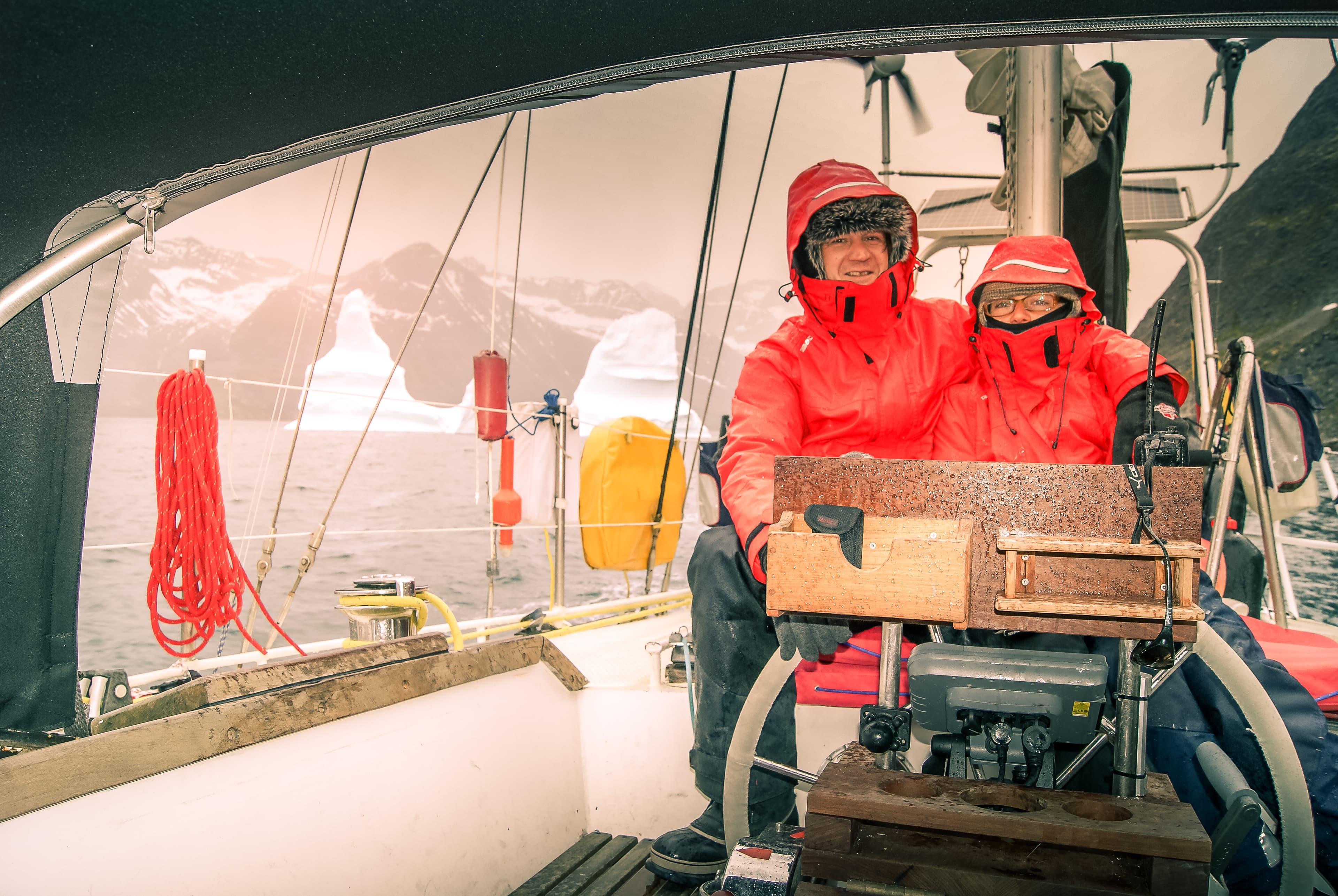 Greenland: couple of sailors