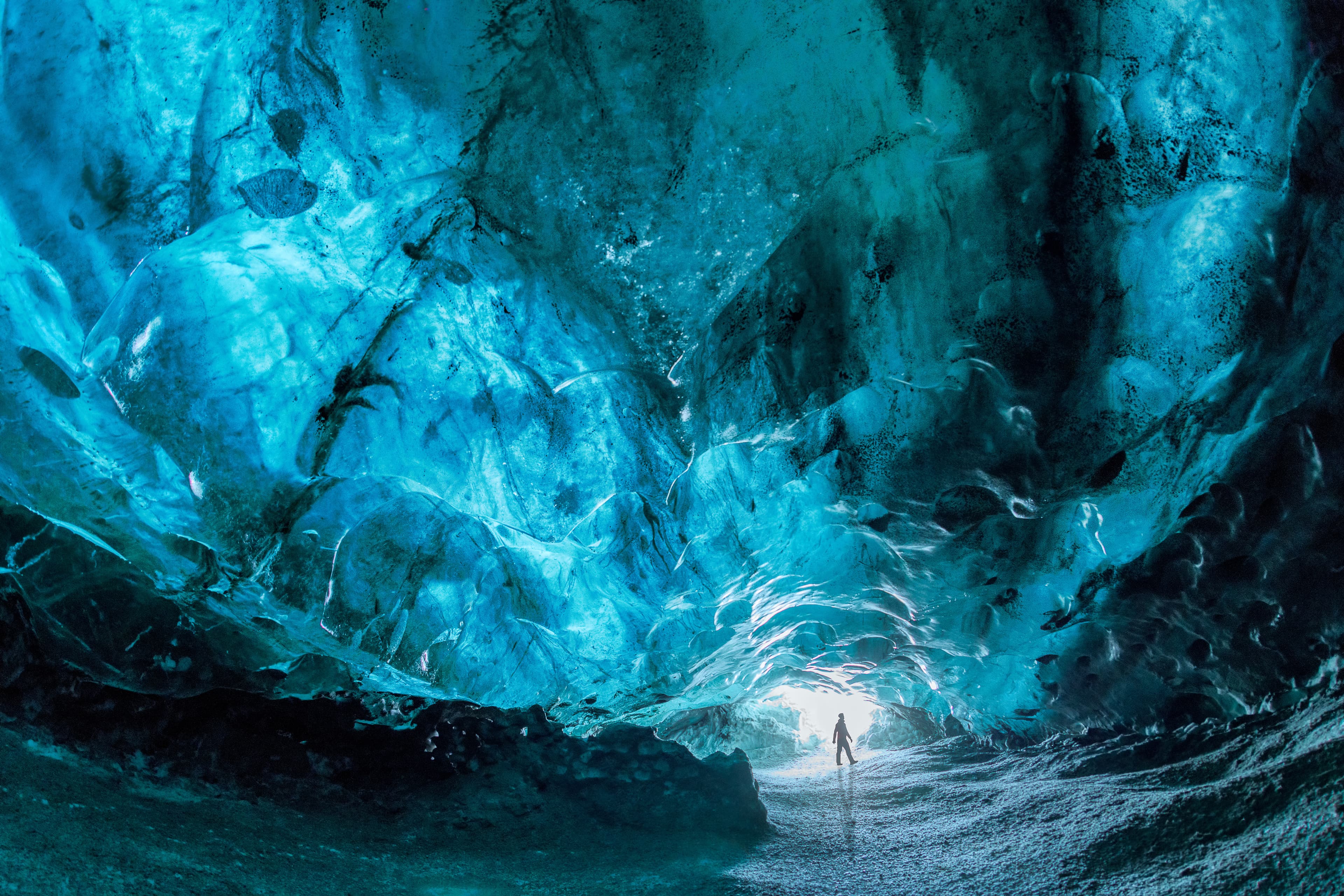 Iceland ice cave