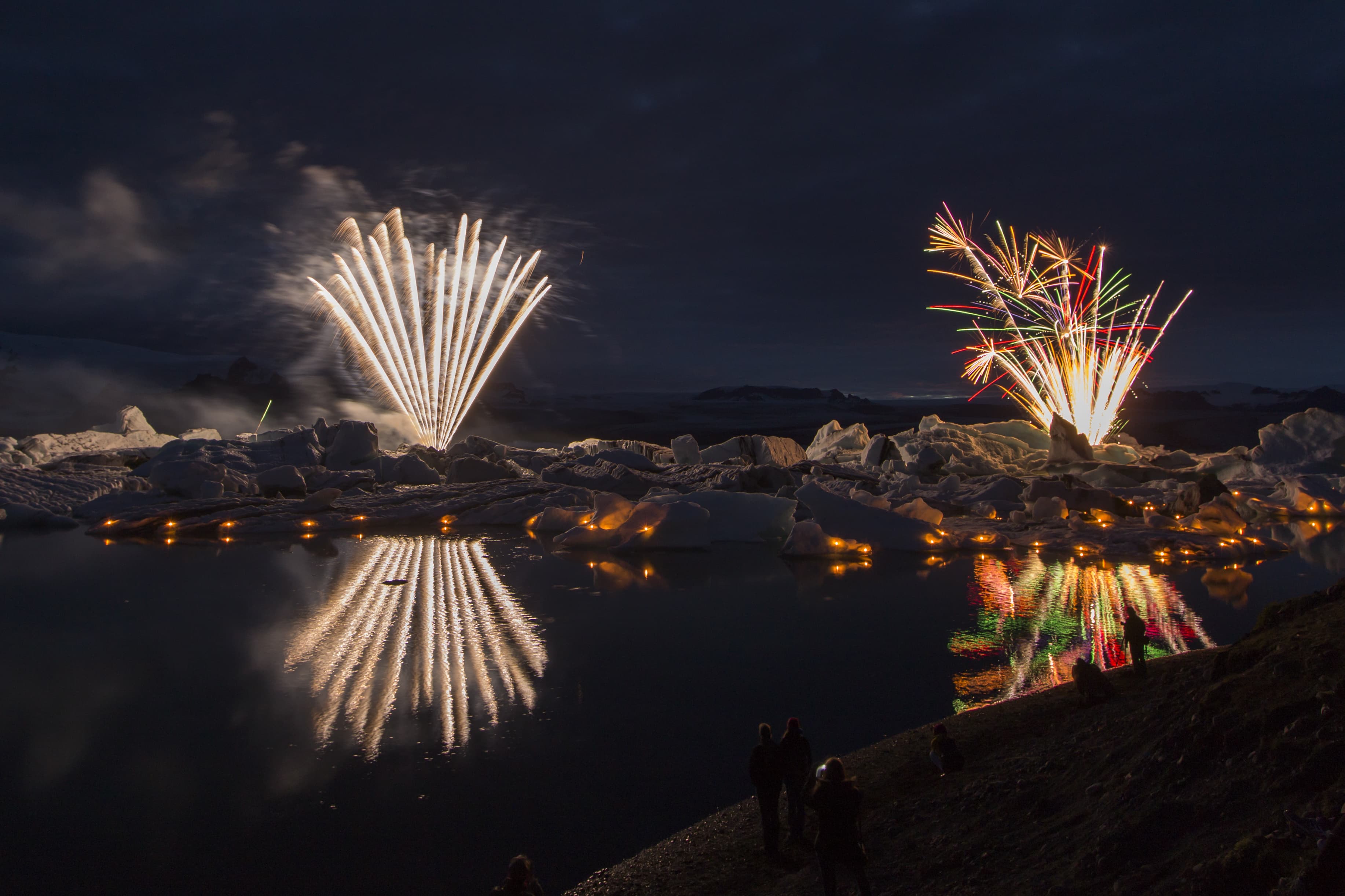 Fireworks in Iceland