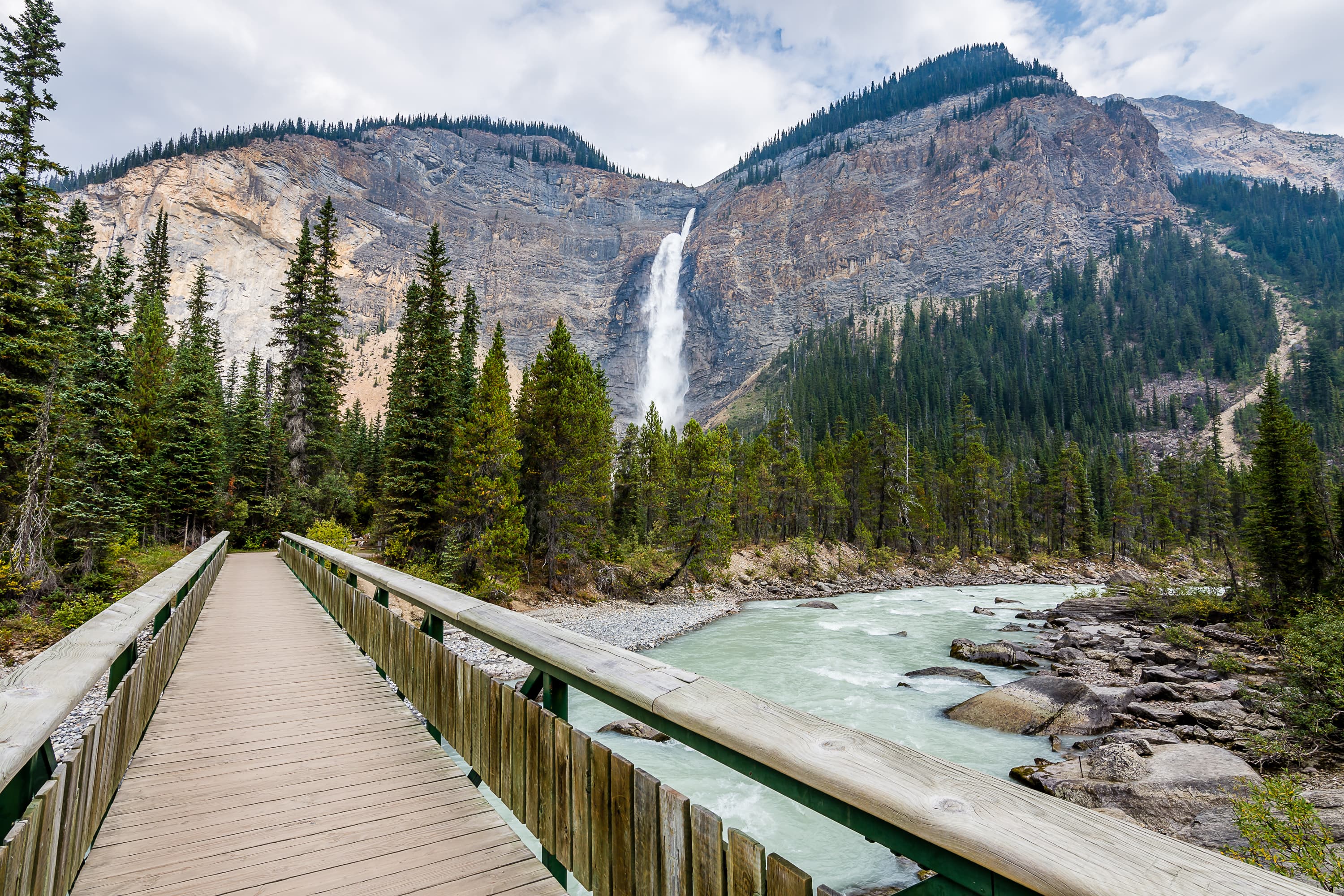 Boardwalk to Takakkaw Falls