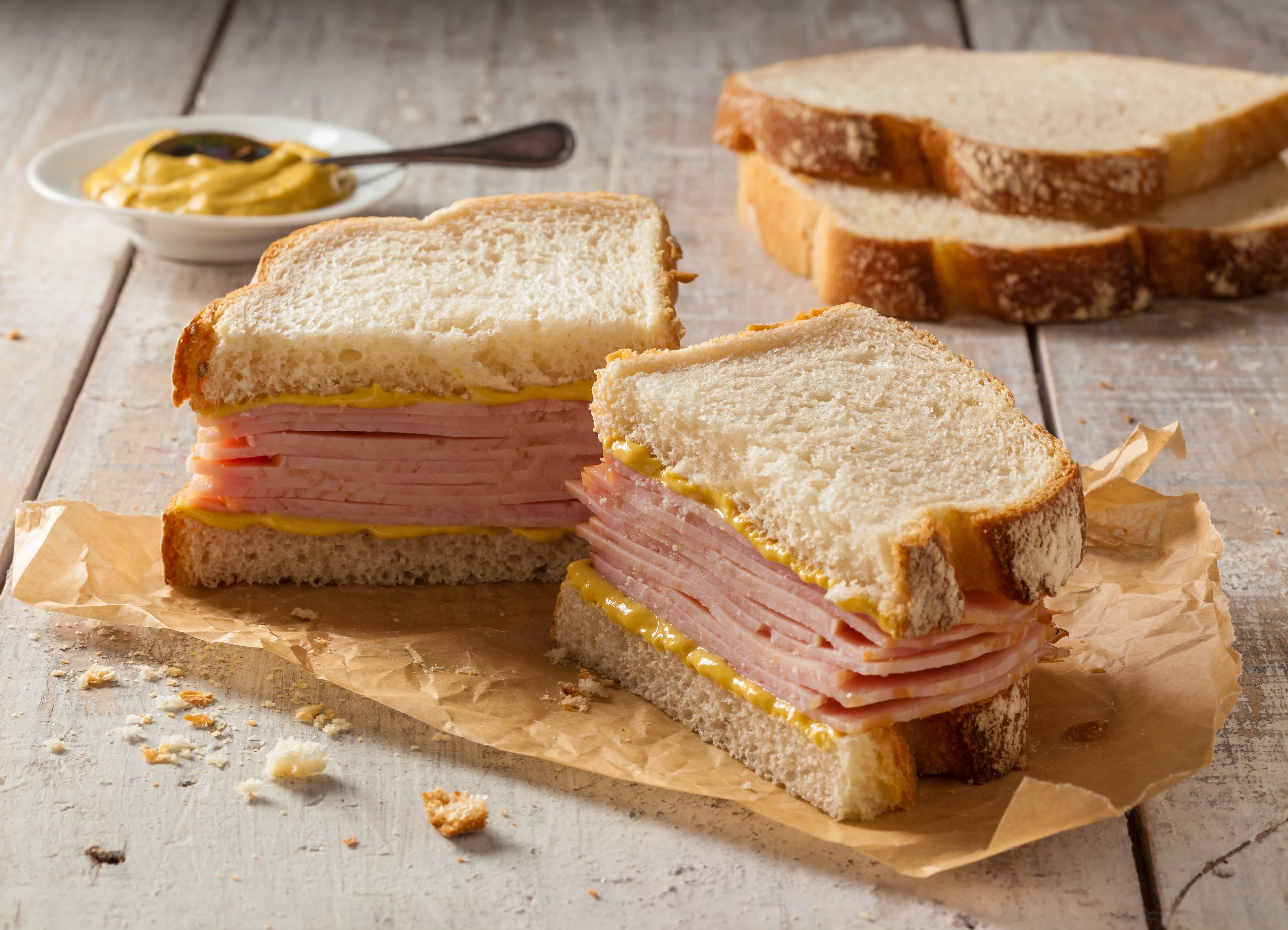 Smoked meat sandwich