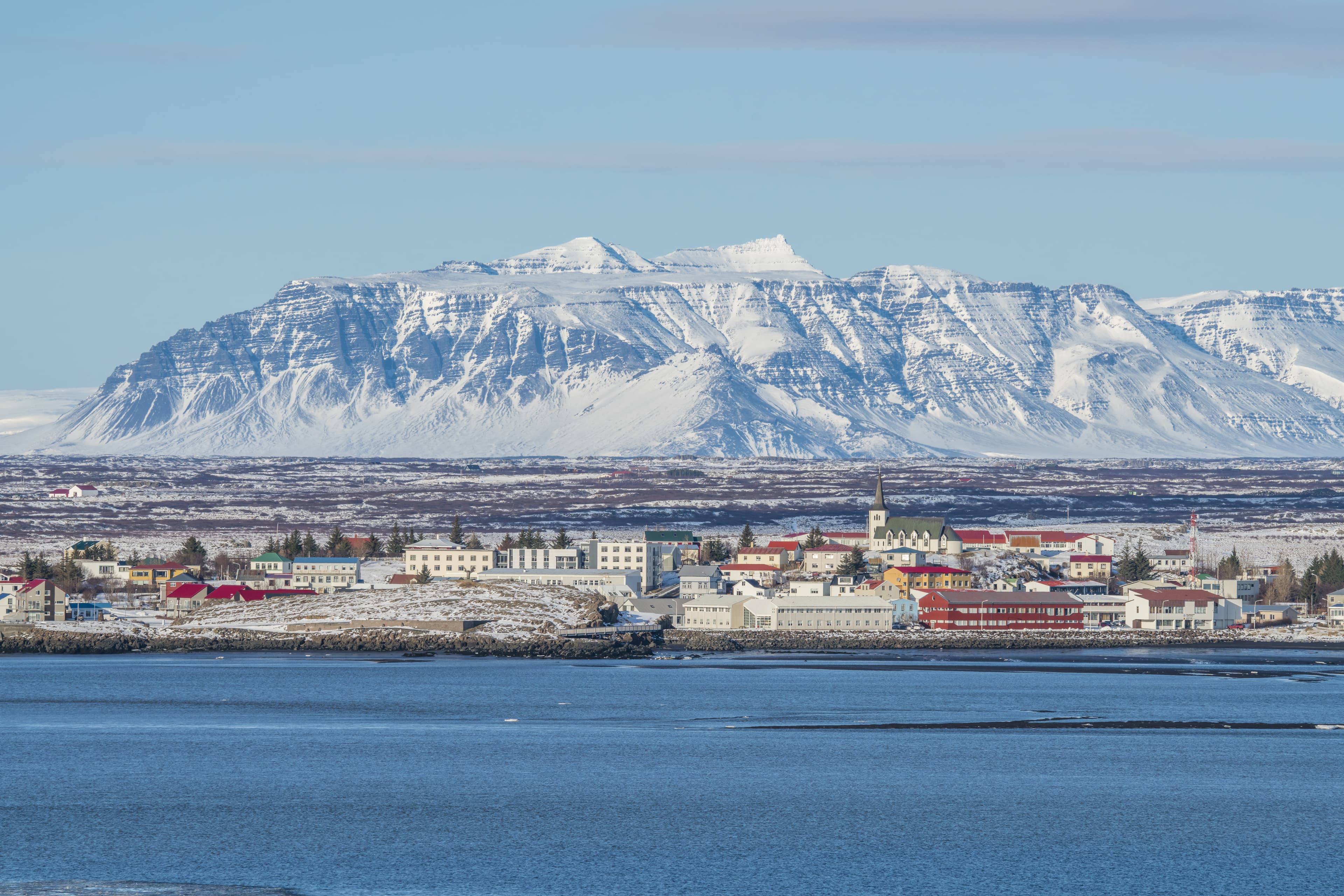 Island im Winter