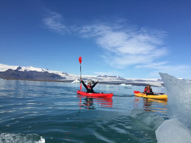 Kayaking-Jokulsarlon-Glacier