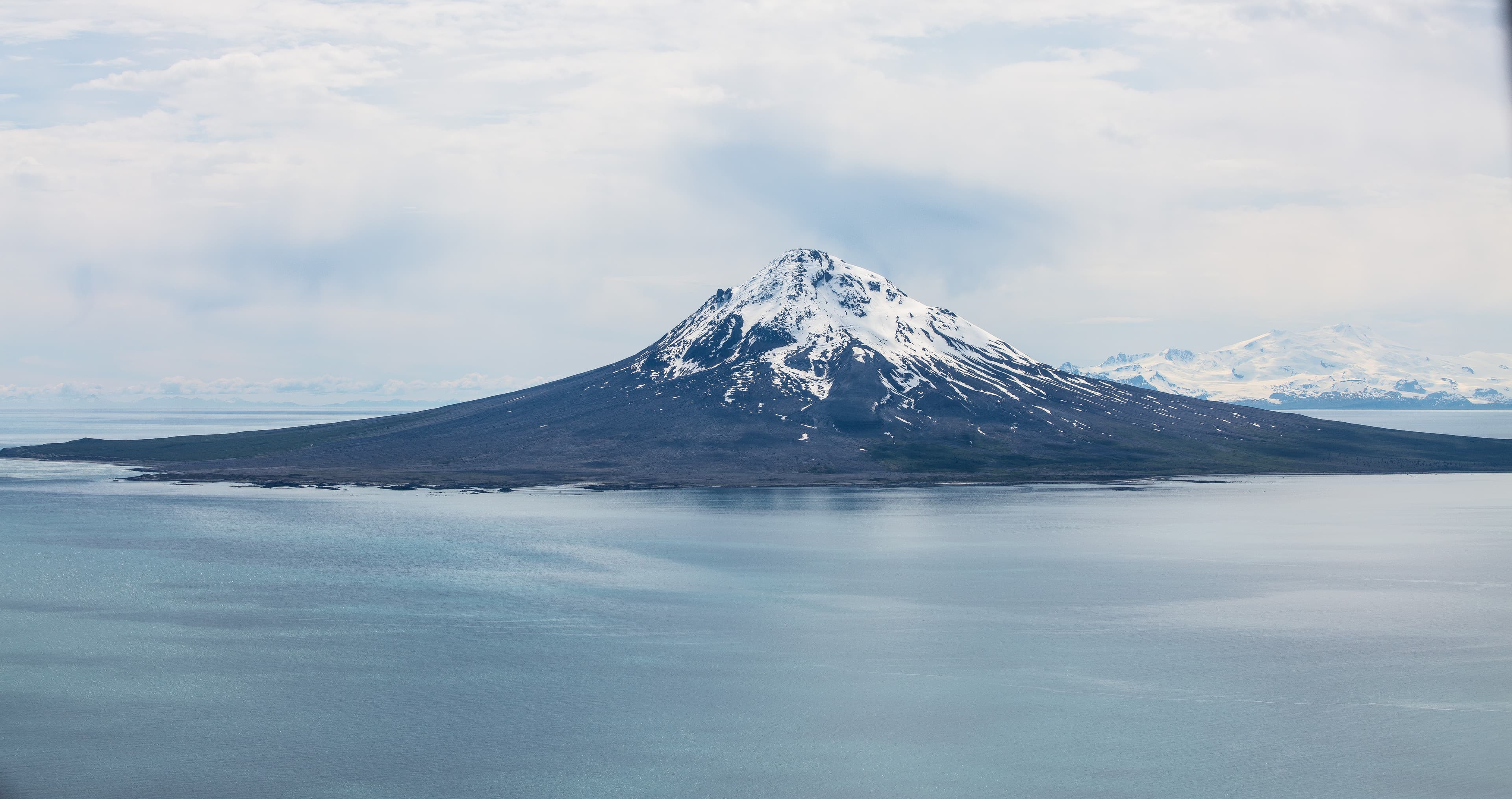 Mt Augustine volcano