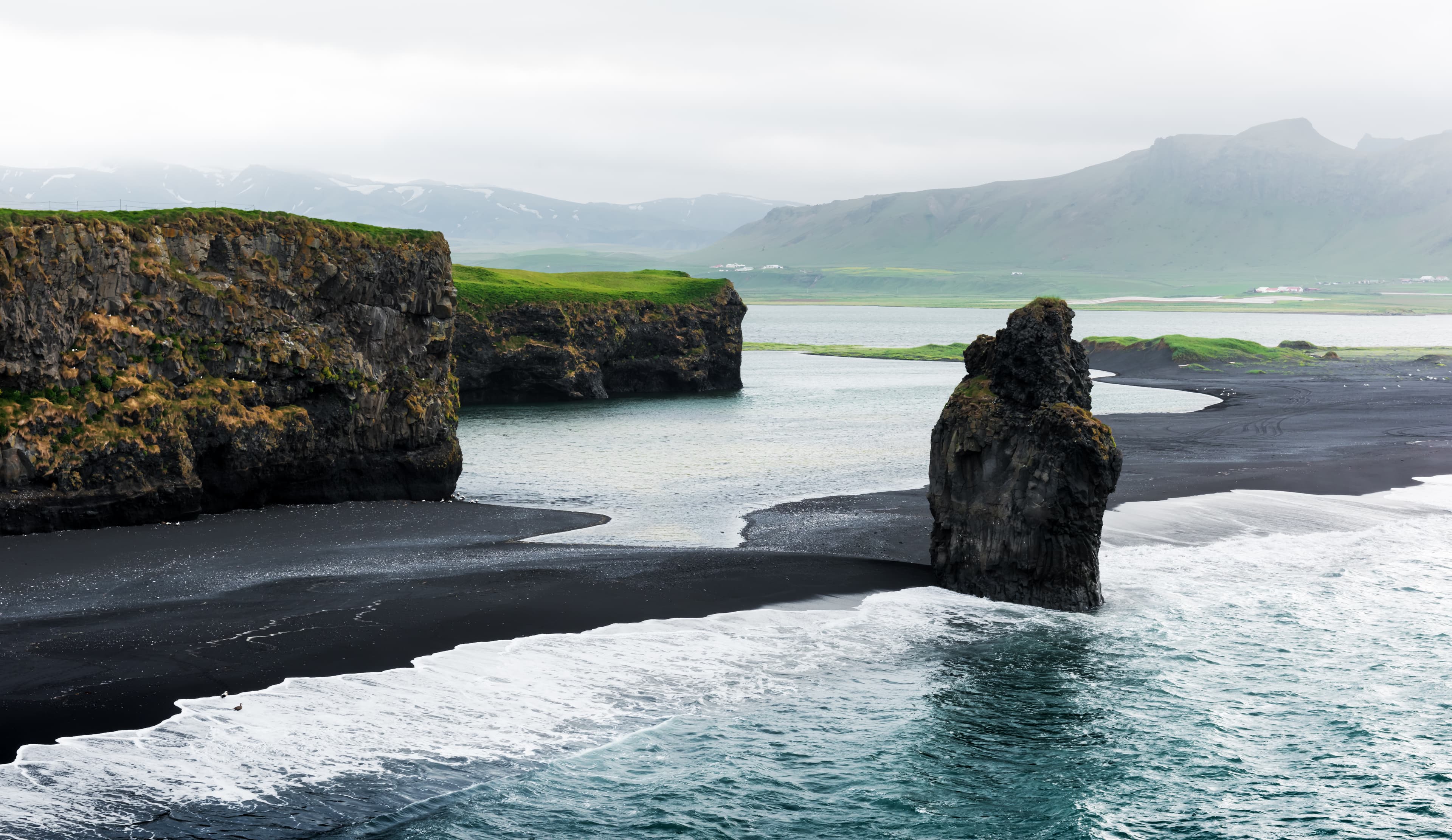 Incredible view of the Black beach