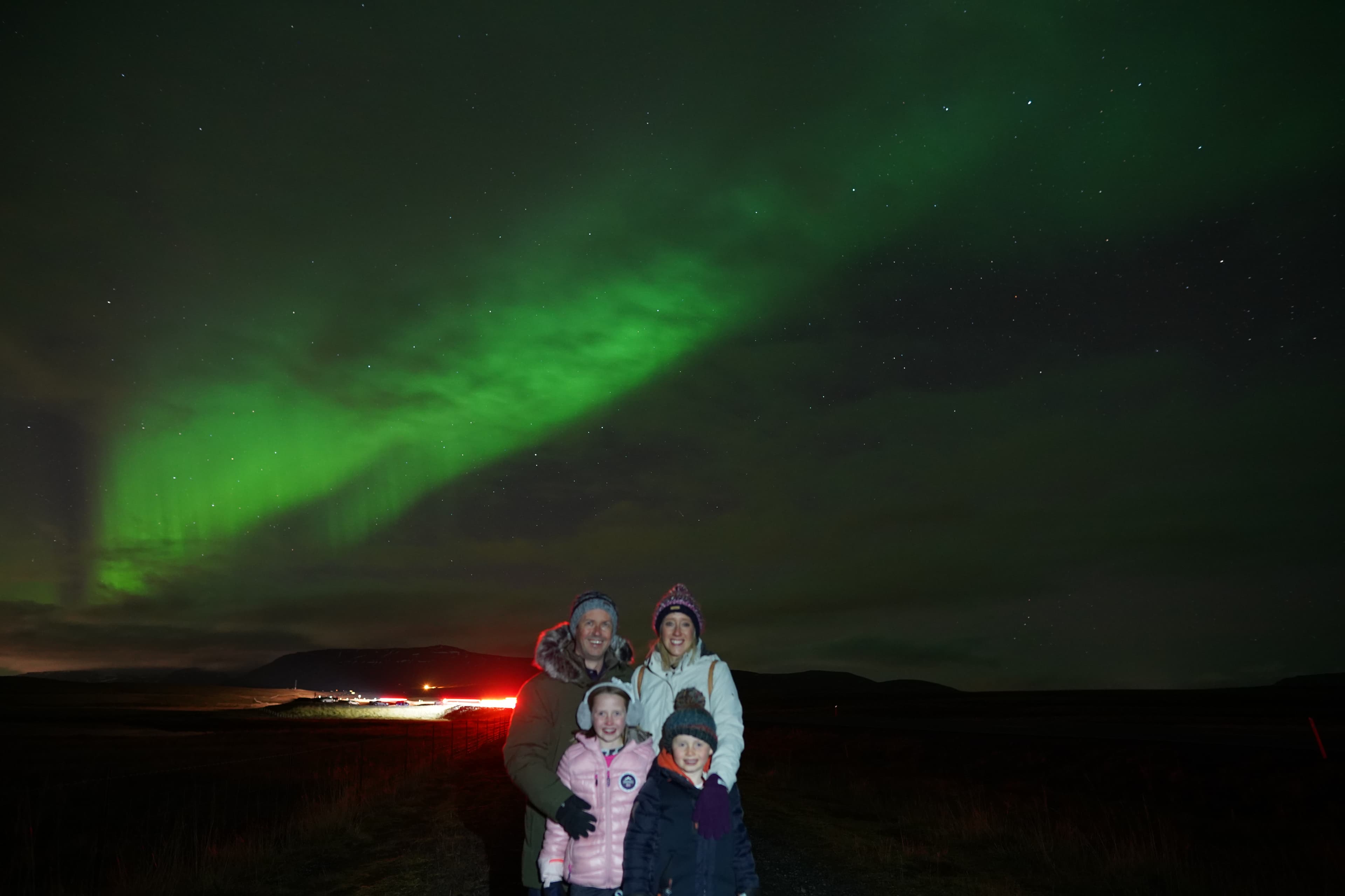 family-northern-lights