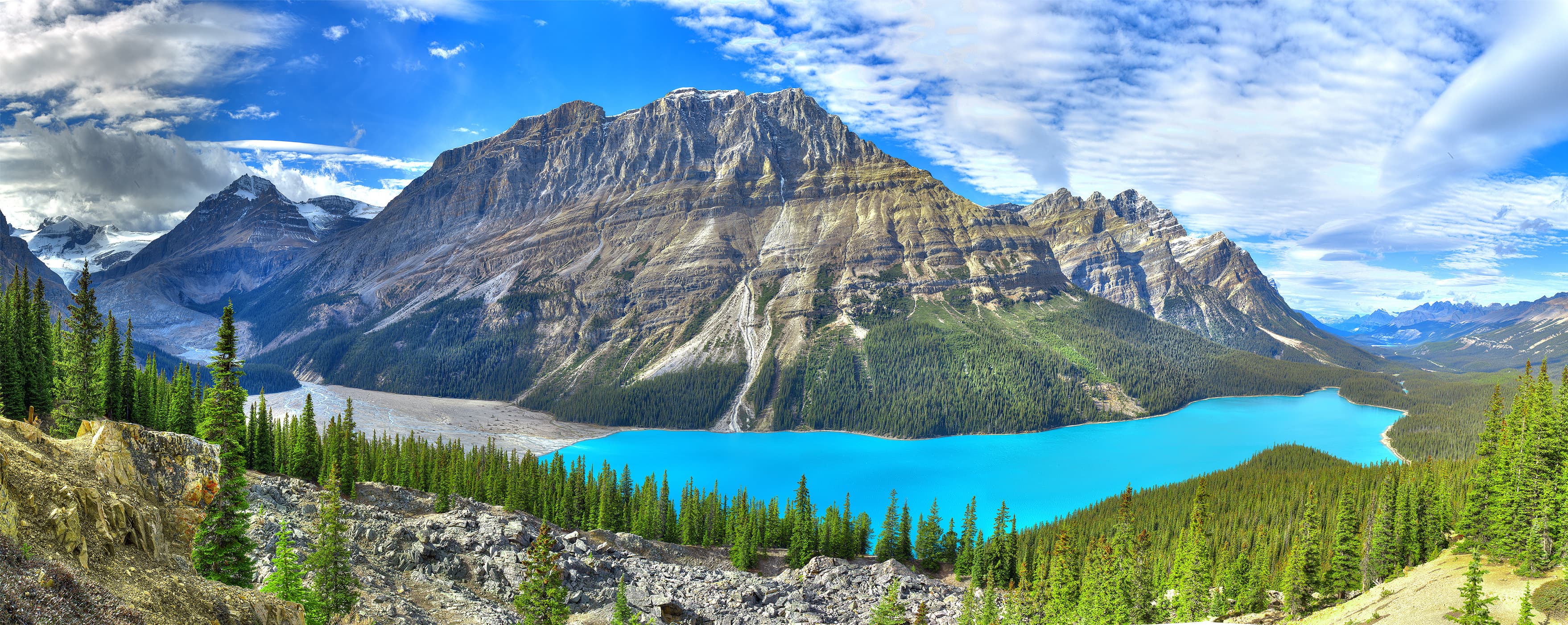 Peyto lake panorama