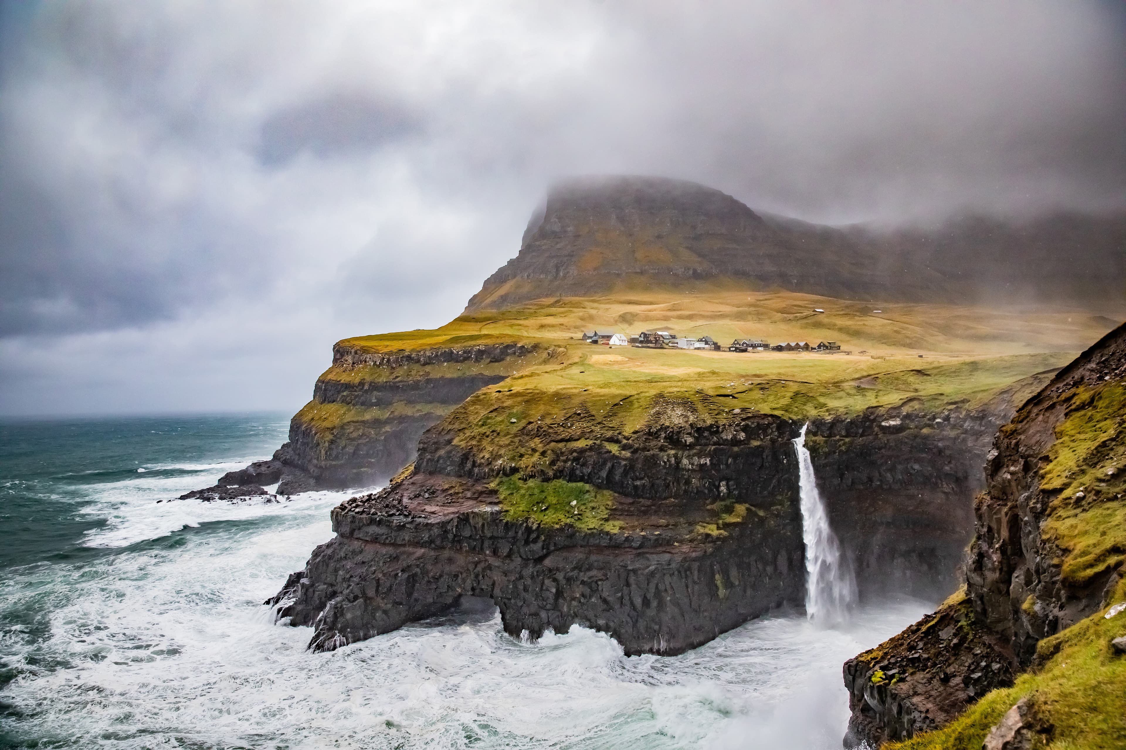 Beautfiul view at Faroe Islands