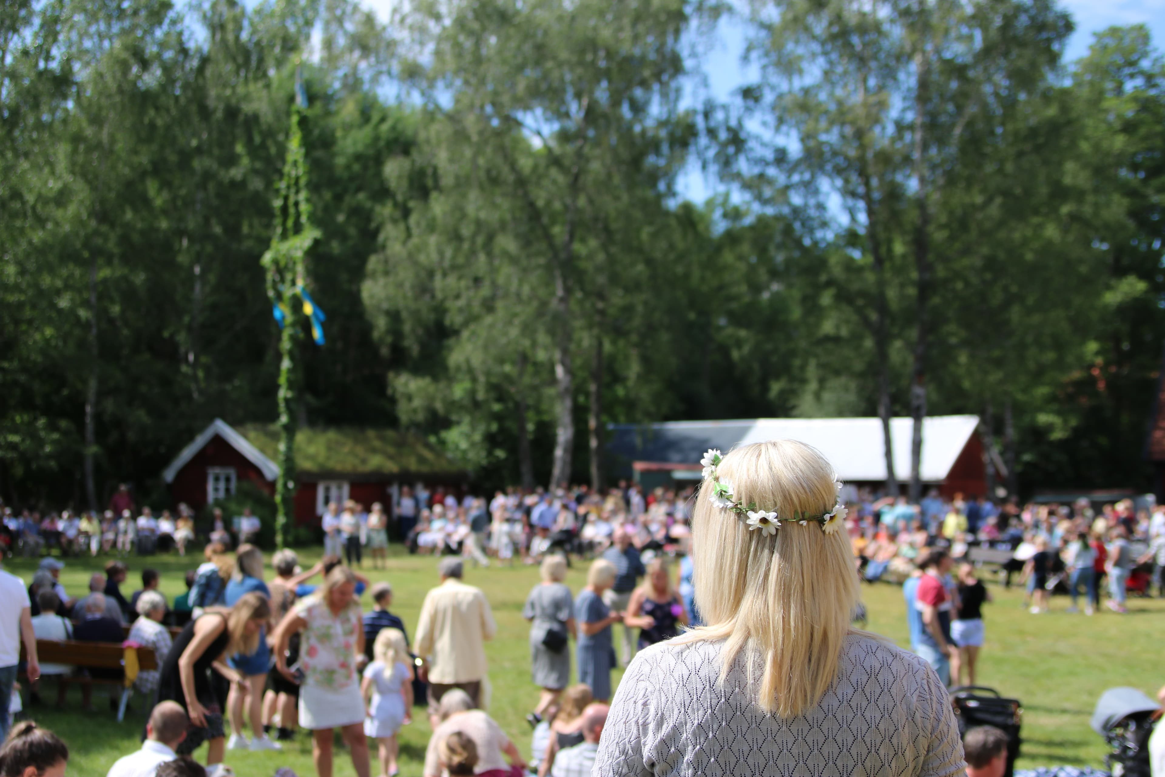 Midsommar celebration in sweden