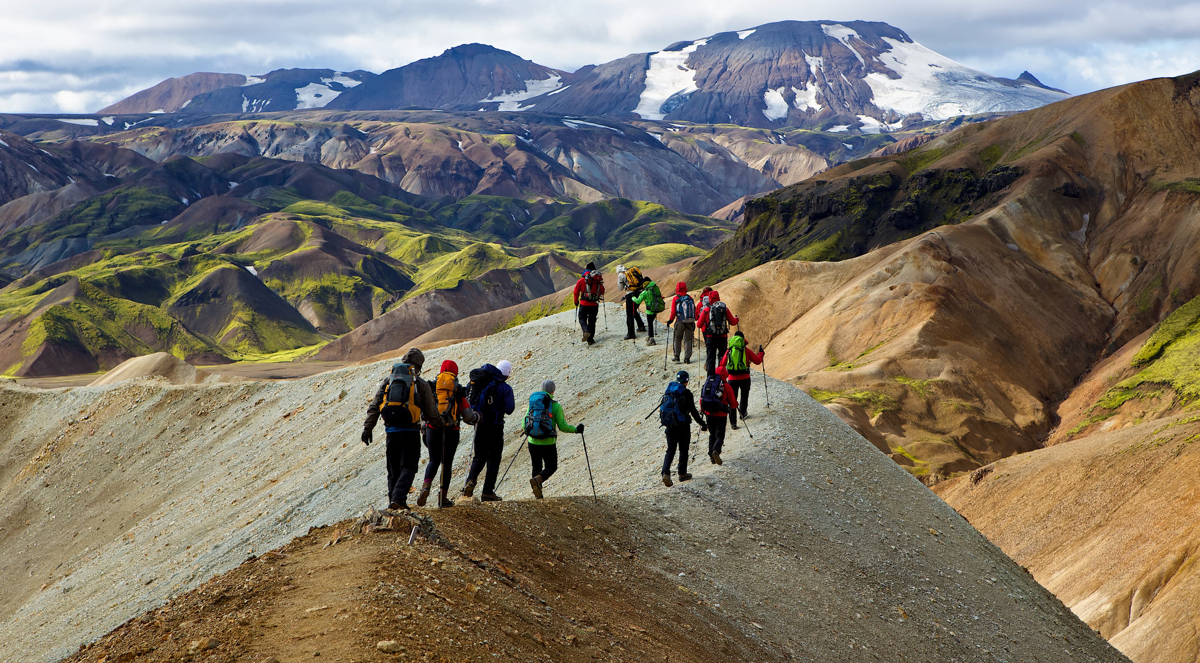 Iceland hiking