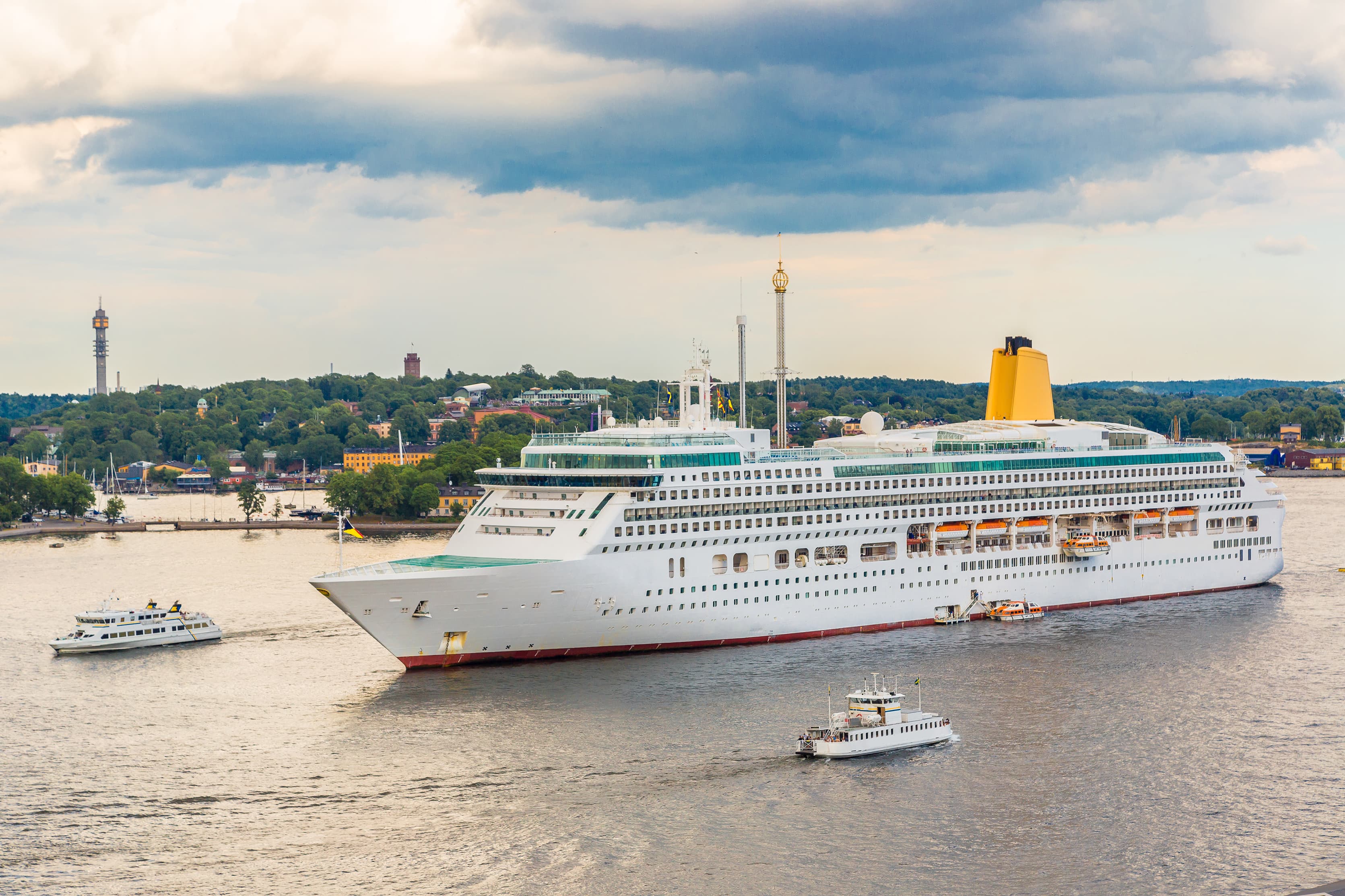 Cruise Ship in Stockholm,