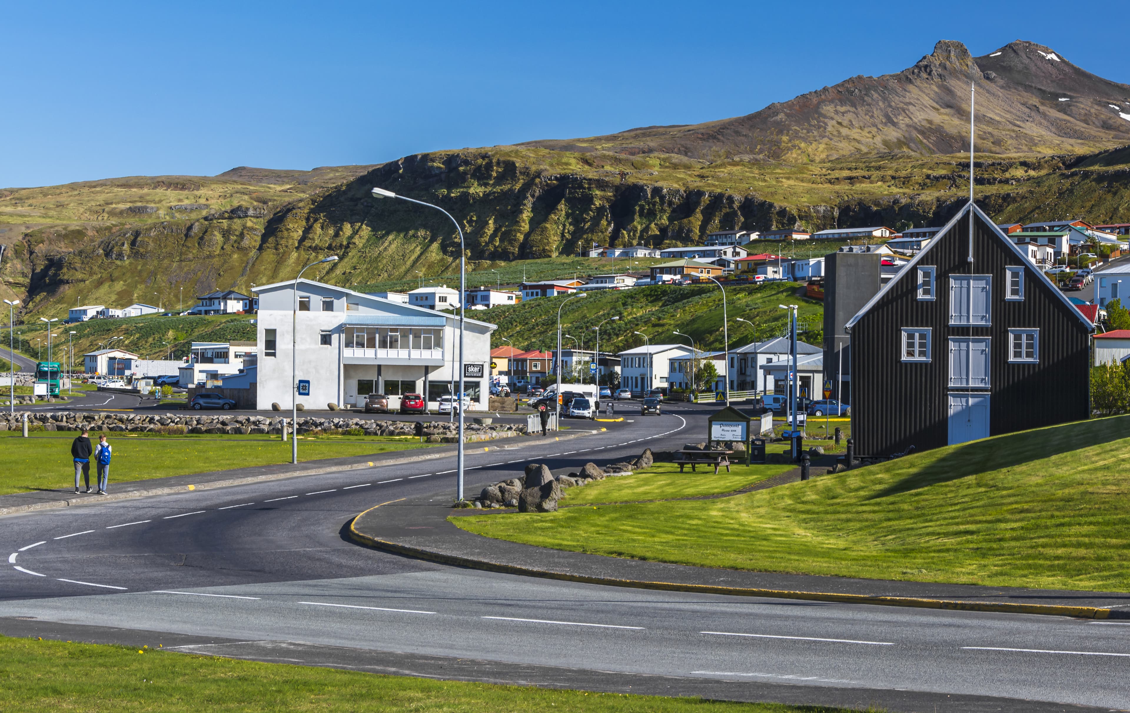 Small town Olafsvik in Iceland