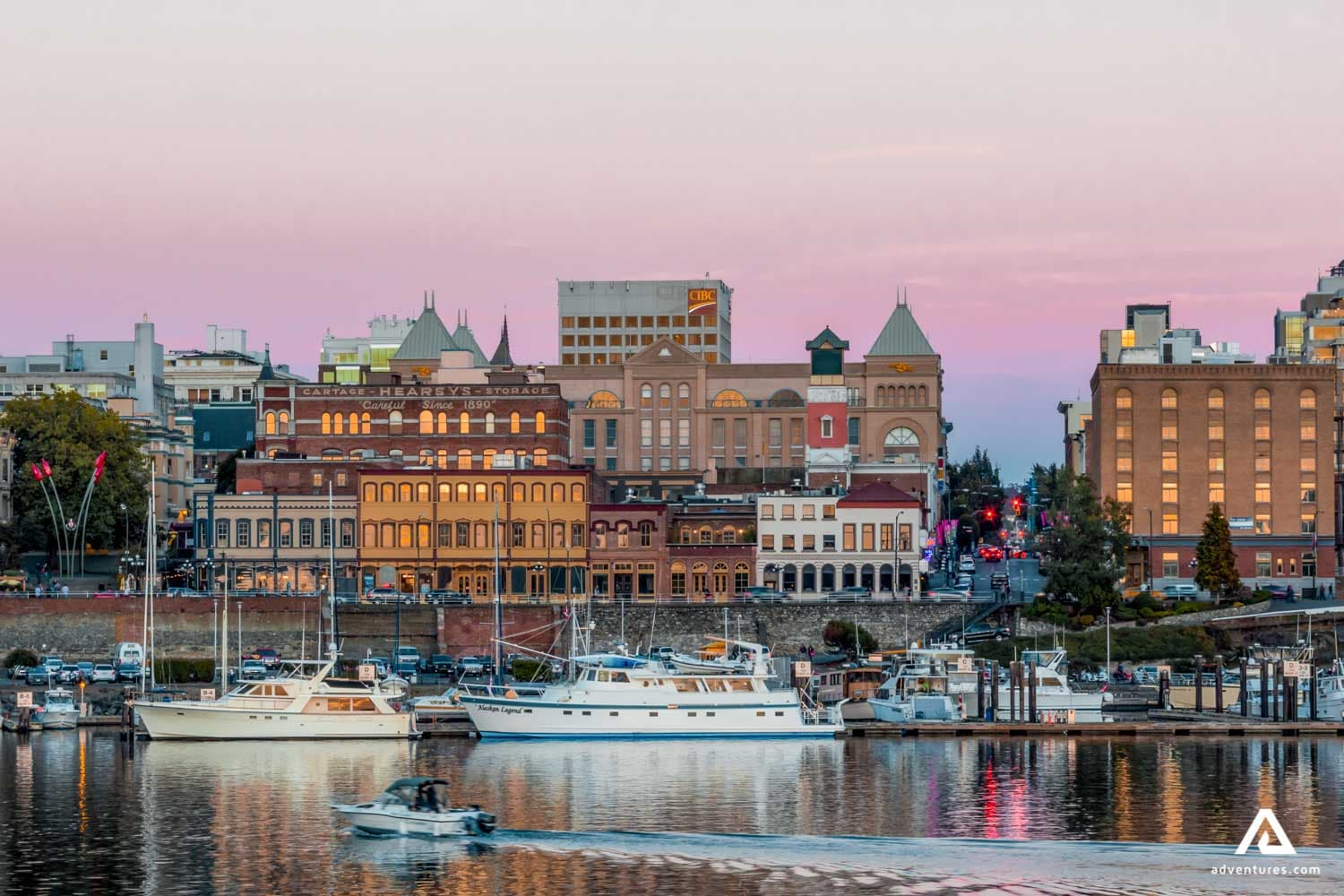 Victoria Inner Harbor at Dusk