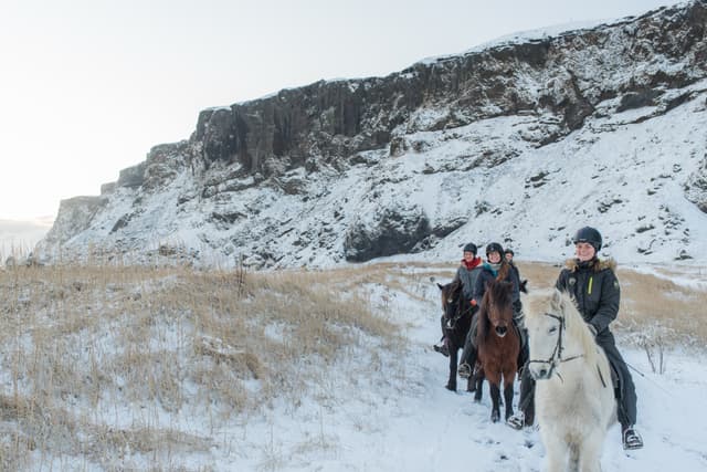 Black-beach-horse-riding