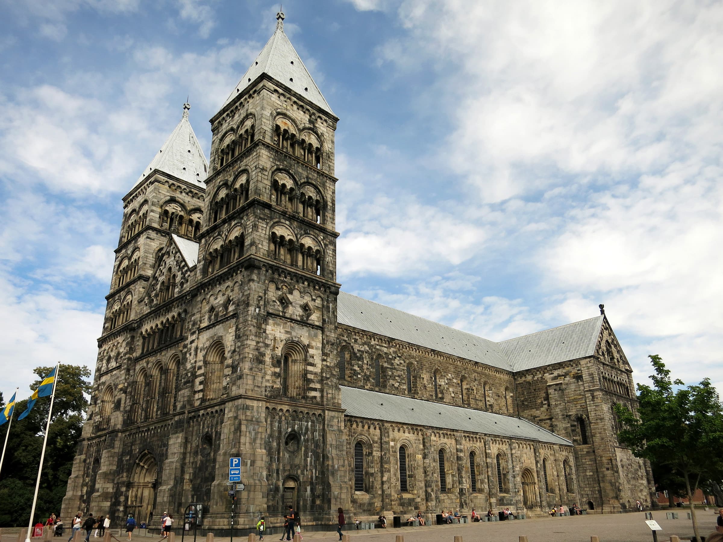 The Lund Cathedral in Lund, SWEDEN