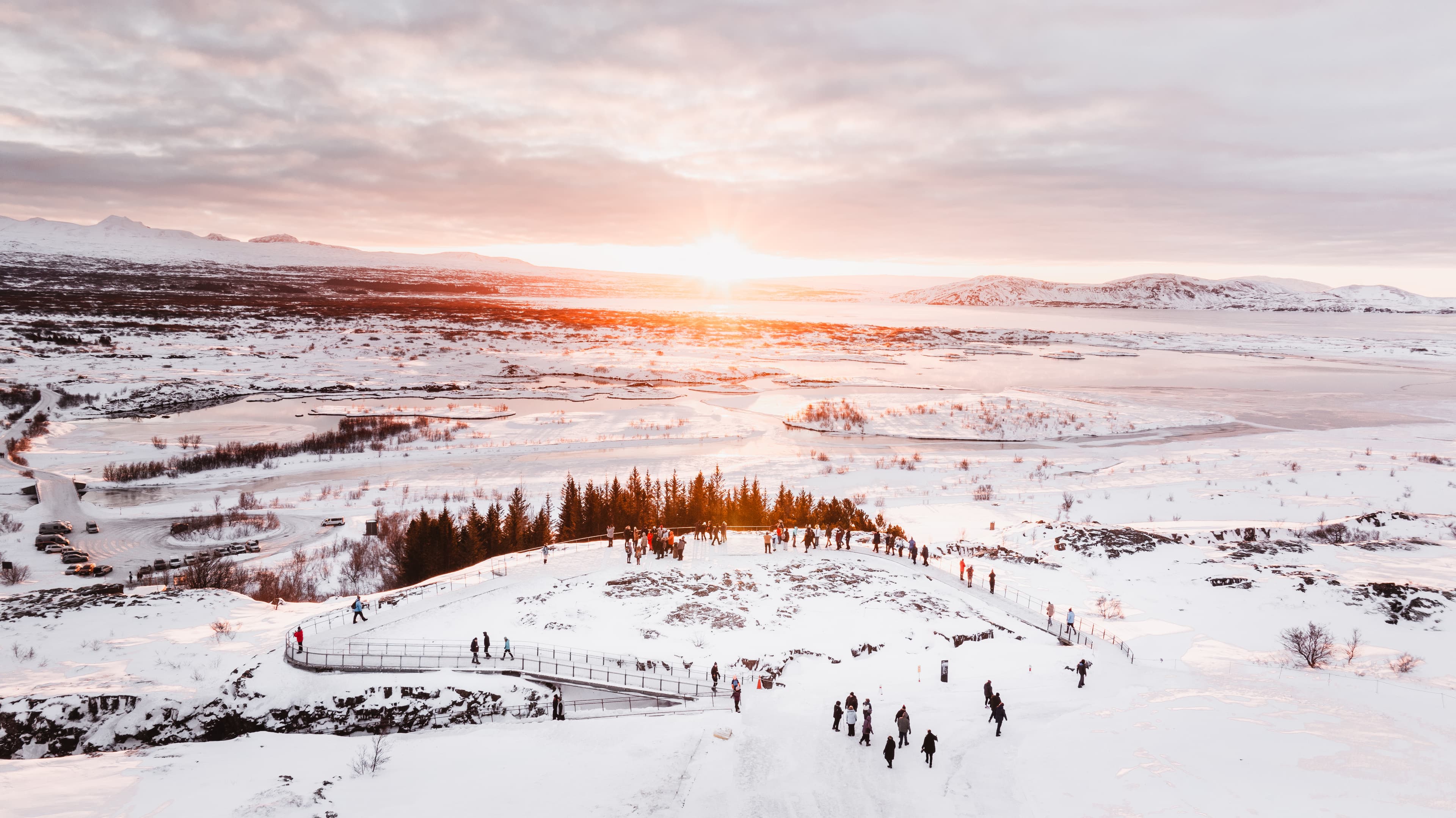 Þingvellir winter