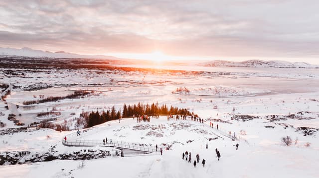 Þingvellir winter