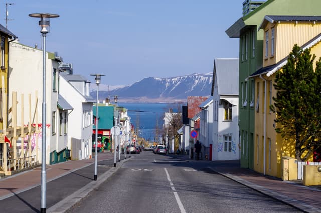 reykjavik city scene