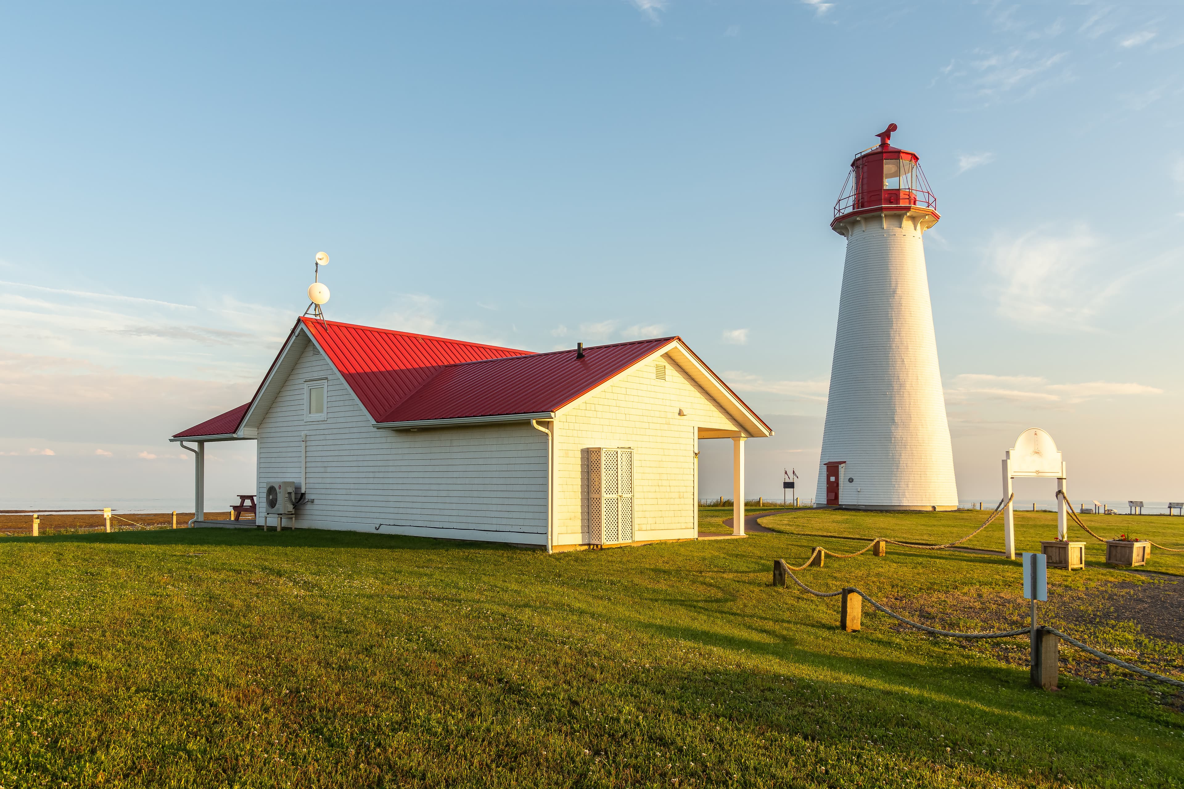 The Point Prim Lighthouse in PEI,