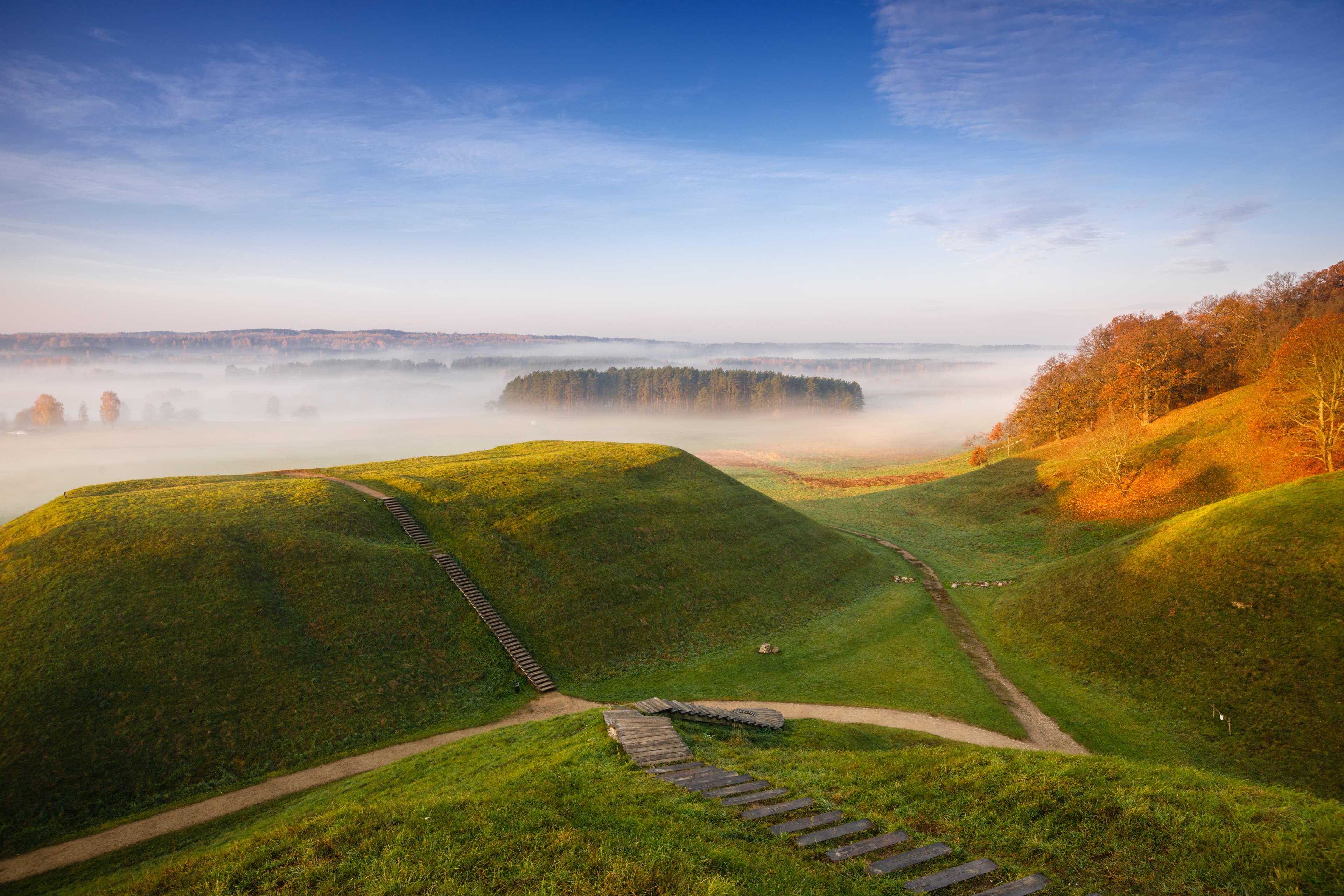 Kernave hills