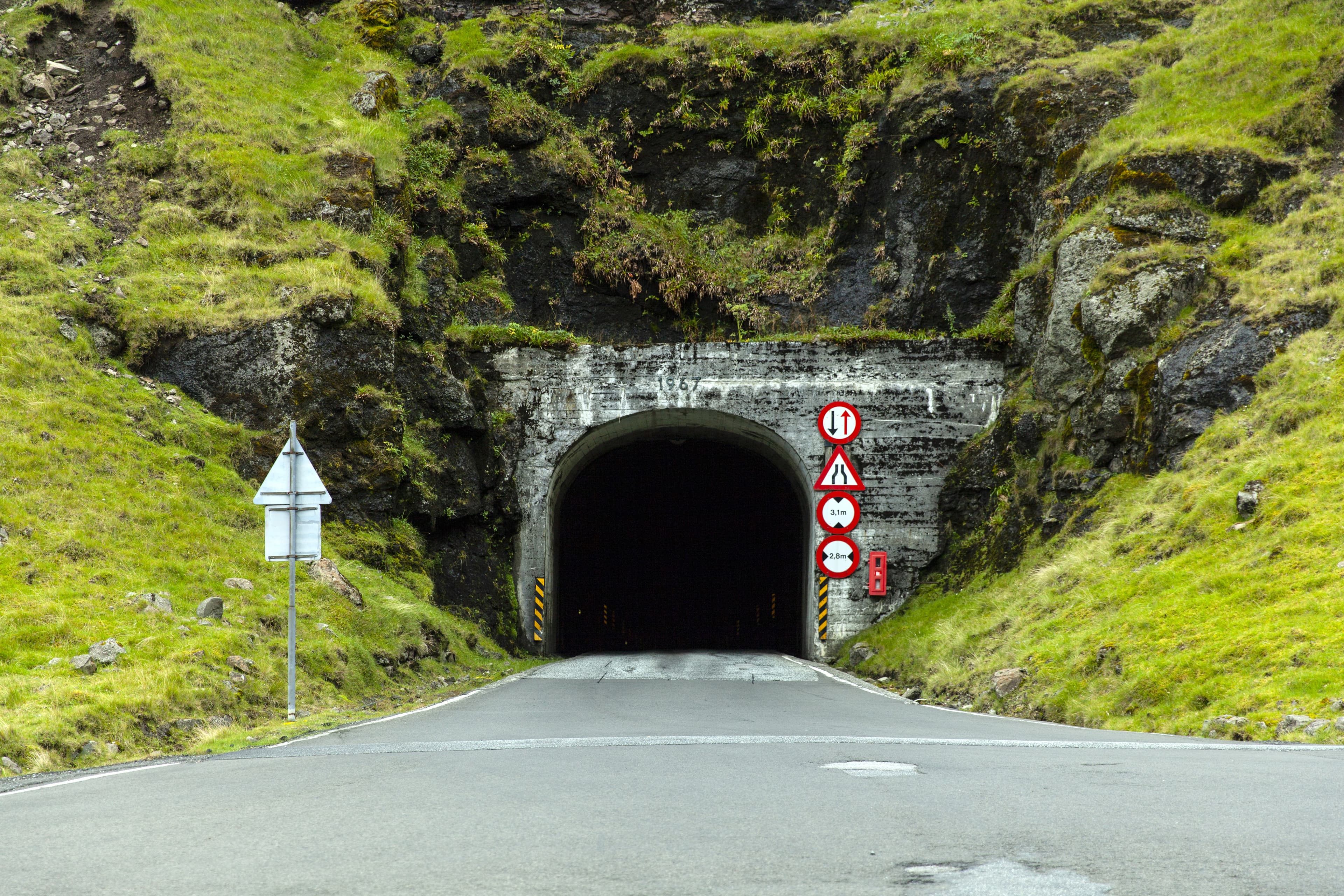 Tunnel in Faroe Islands