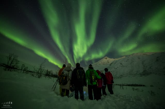 Group-of-people-watch-northern-lights