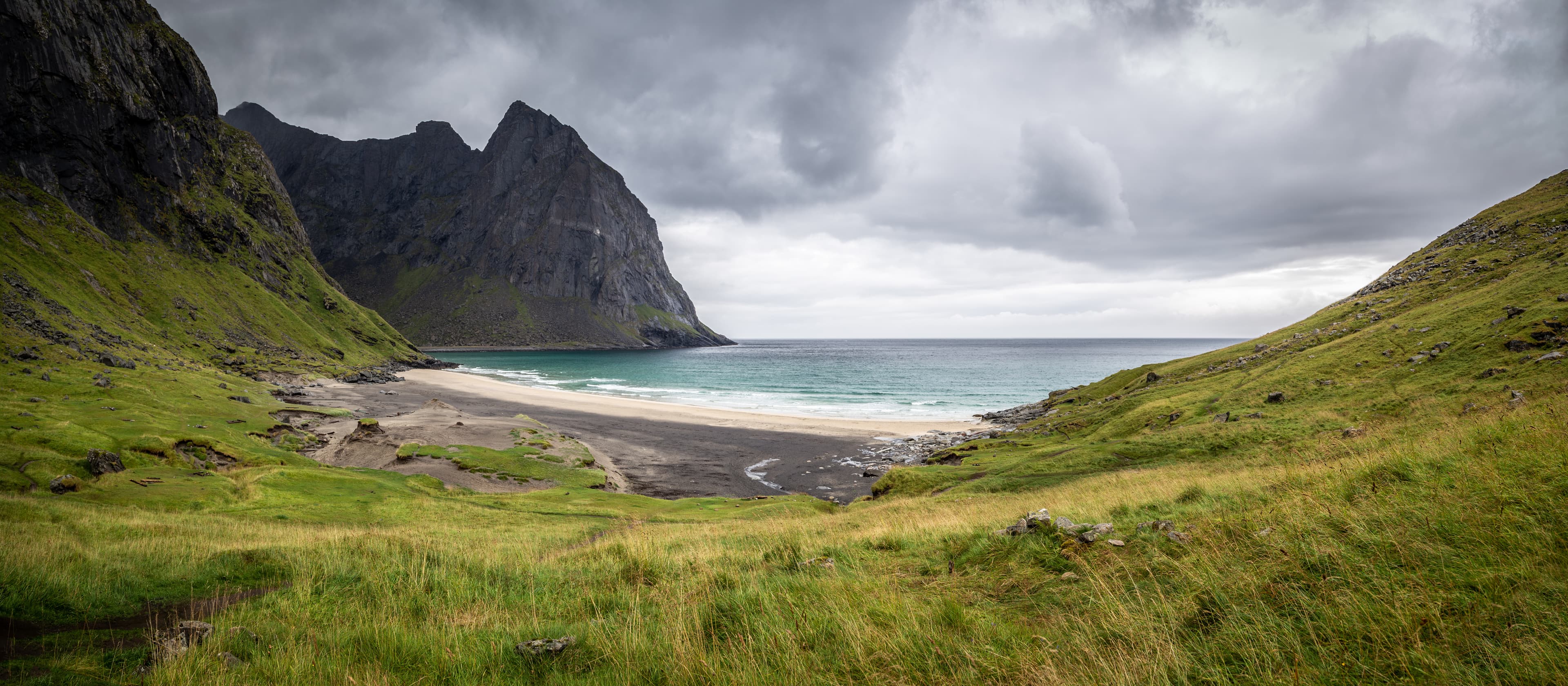 Kvalvika Beach auf den Lofoten