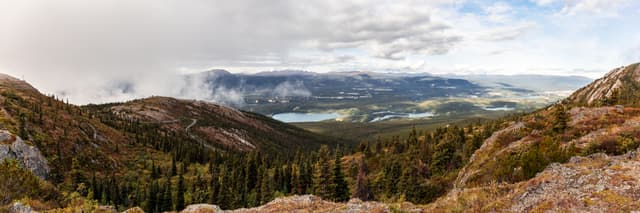 Aerial view of Whitehorse