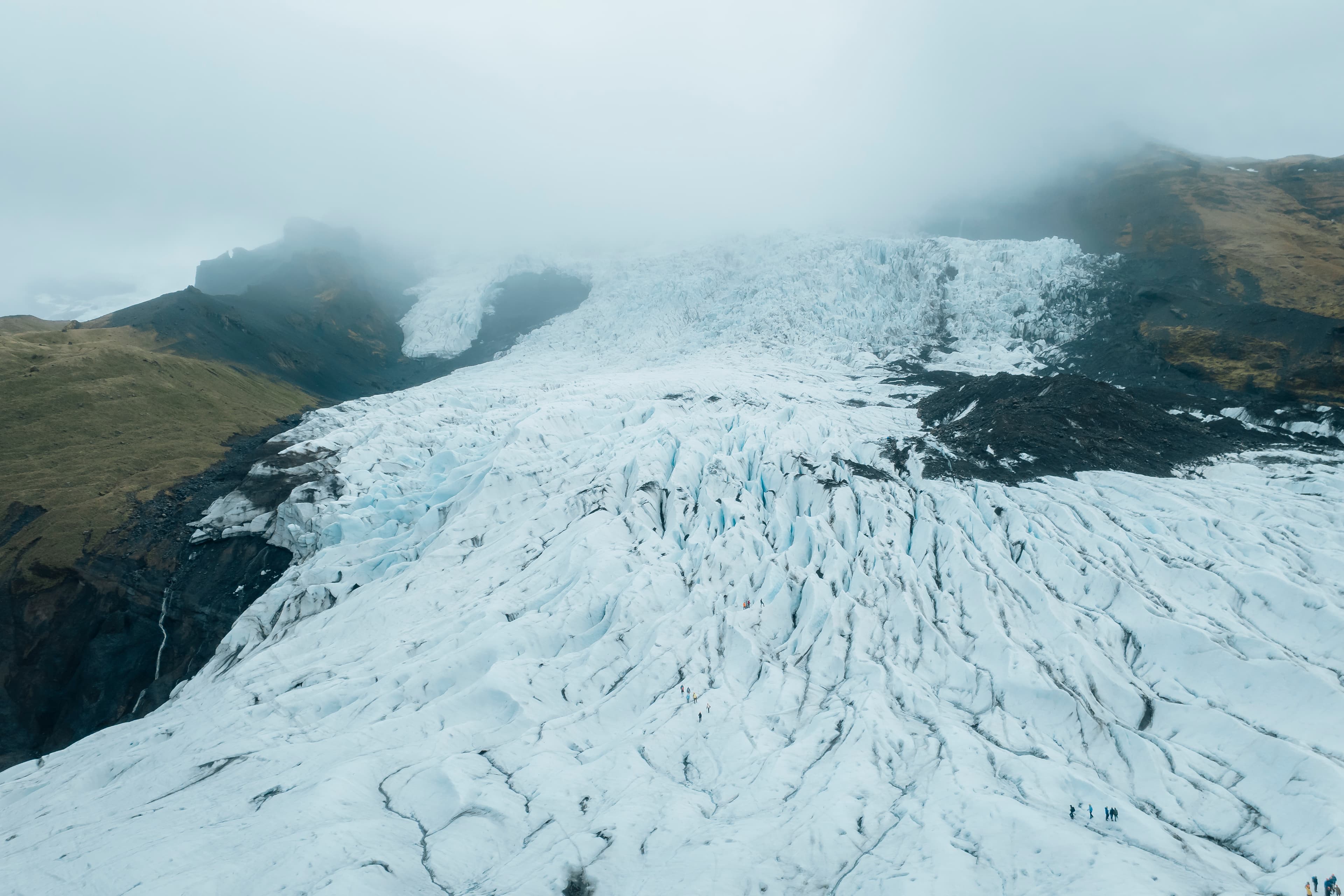 falljokull-crevasse-maze
