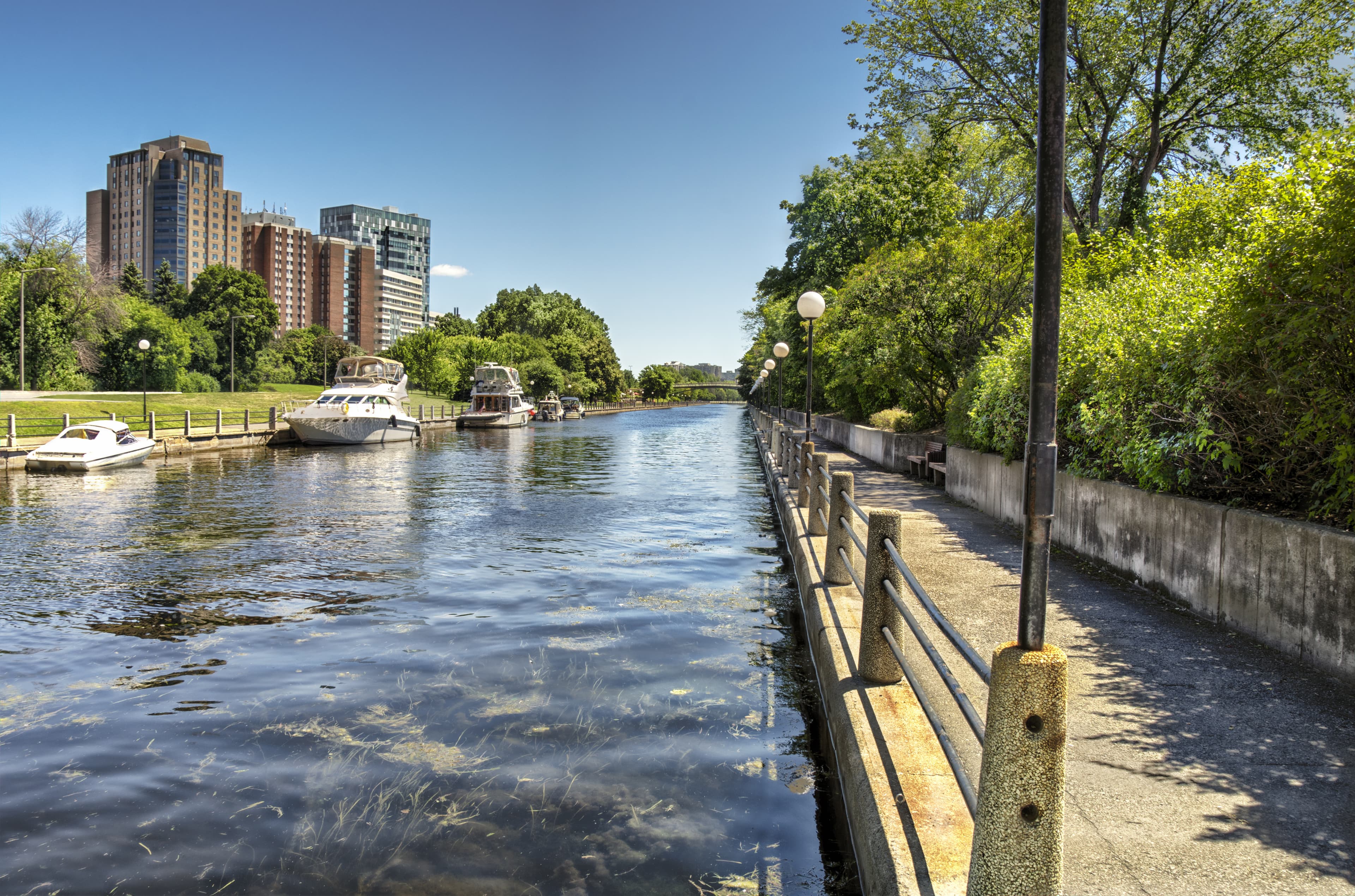 The Rideau Canal in Ottawa
