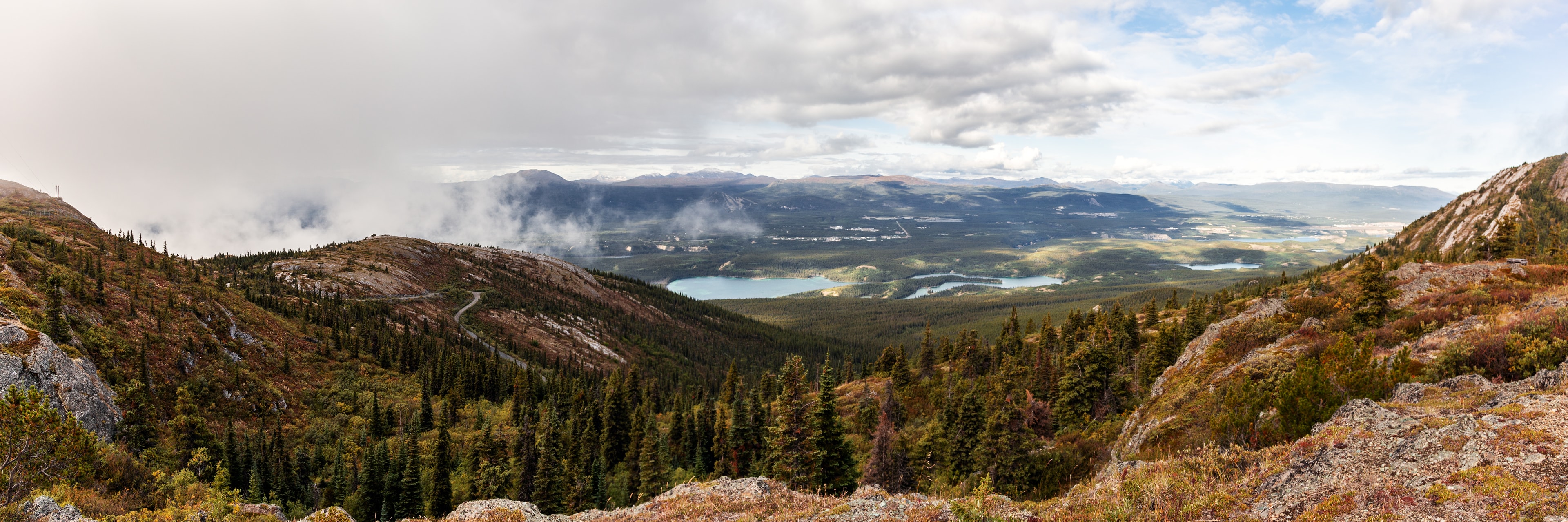Aerial view of Whitehorse