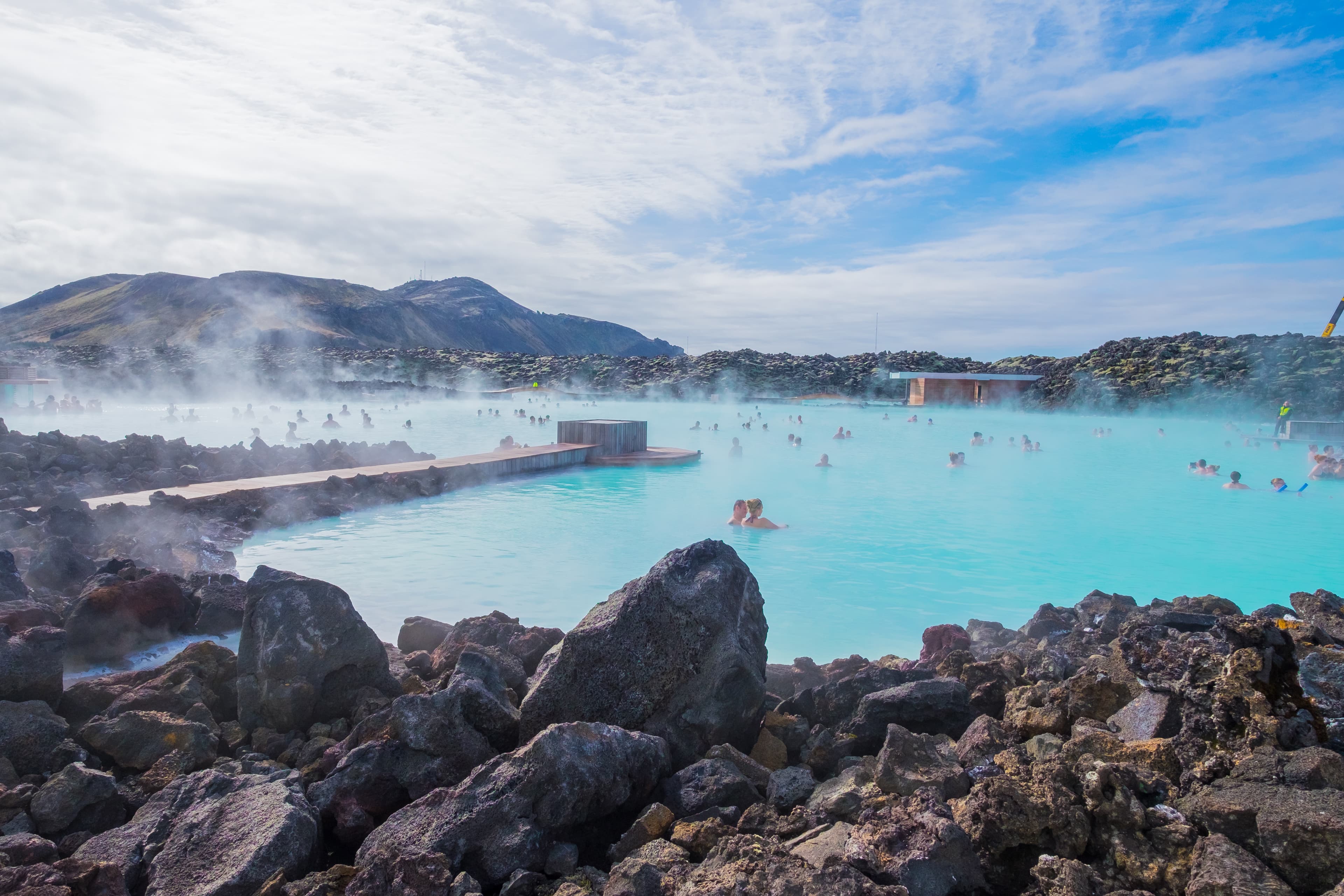 The Blue Lagoon geothermal spa is one of the most visited attractions in Iceland