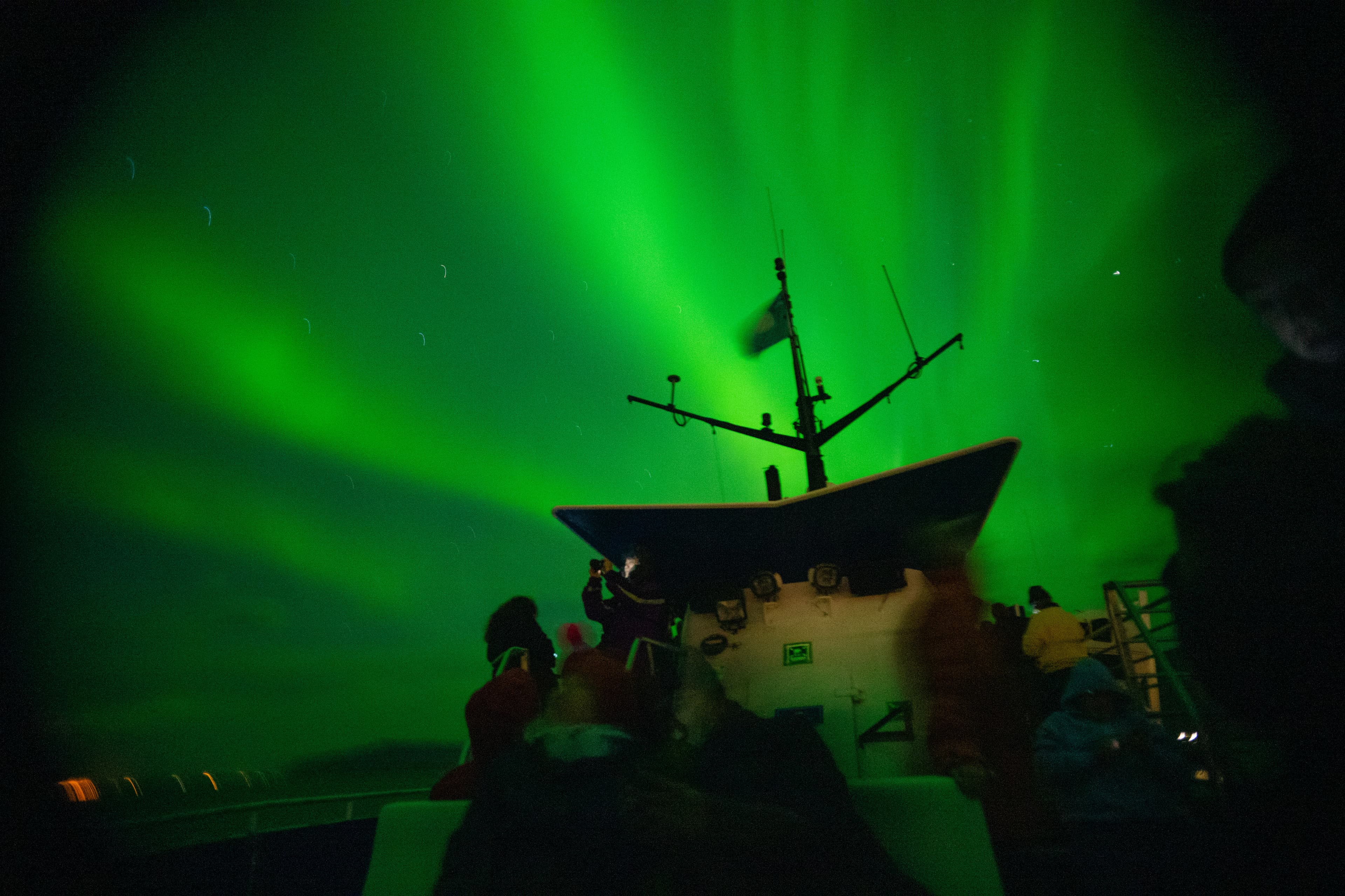 Northern lights by boat Special tours 09