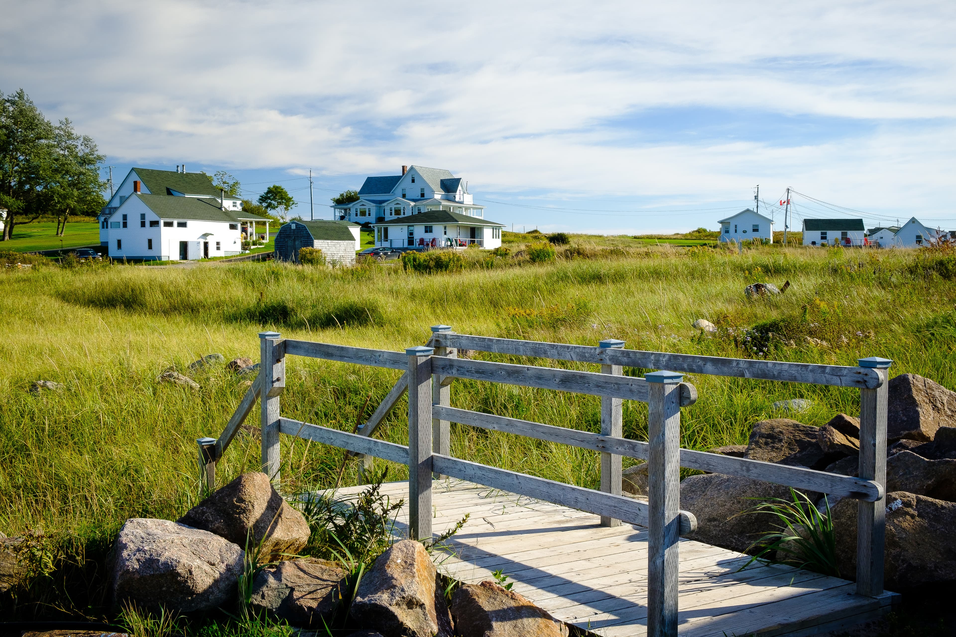 Nova Scotia landscape: small bridge near a pasture Nova Scotia Region 11