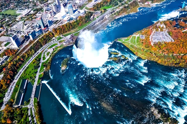 Tour of Niagara Falls in Canada – Helicopter Ride and Lunch at Skylon Tower
