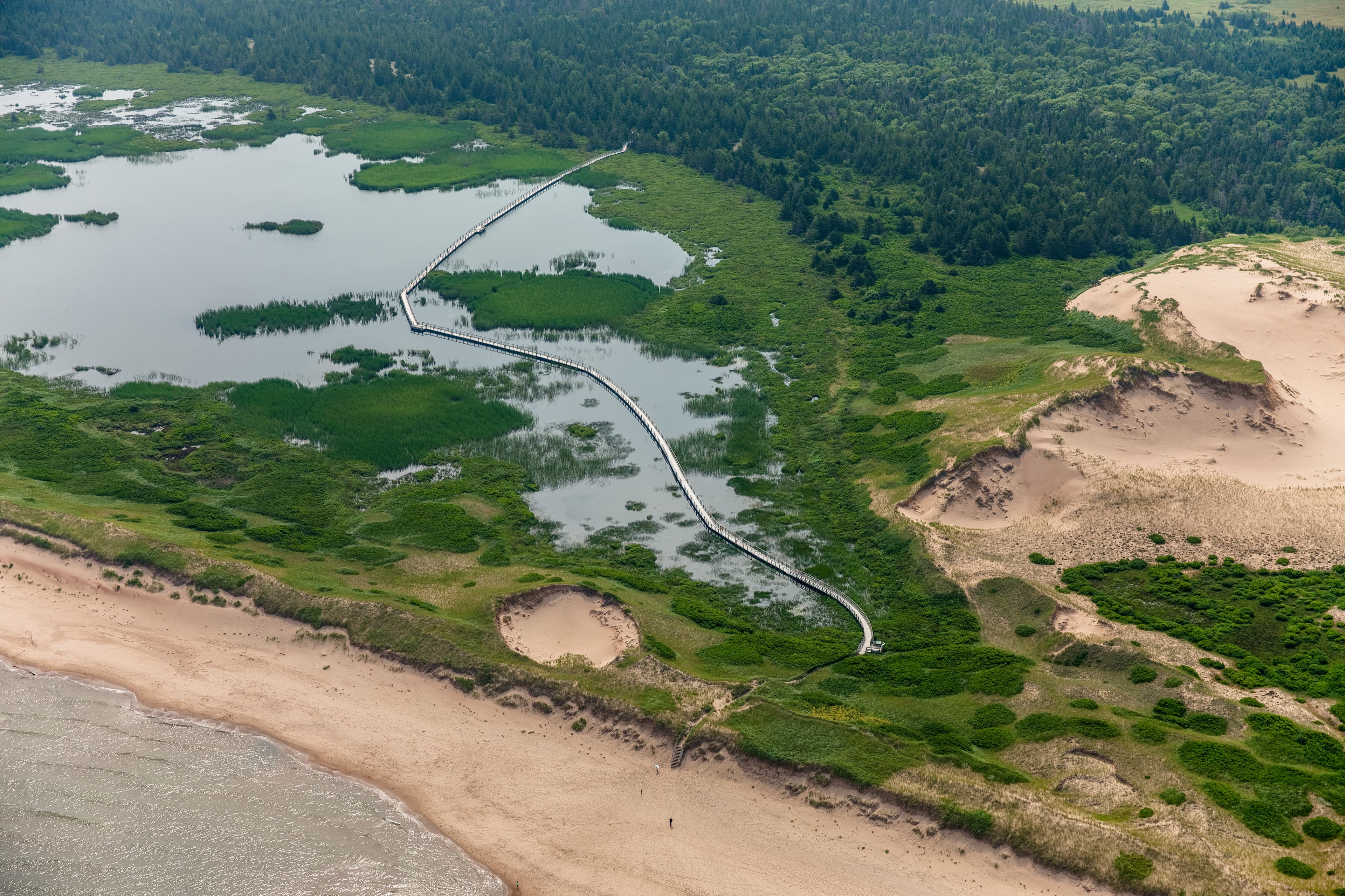 Aerial Photo of Greenwich Prince Edward Island National Park Canada Greenwich Prince Edward Island National Park Canada
