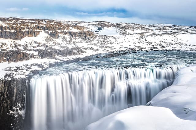 Beautiful selfoss waterfall in Iceland Beautiful selfoss waterfall in Iceland