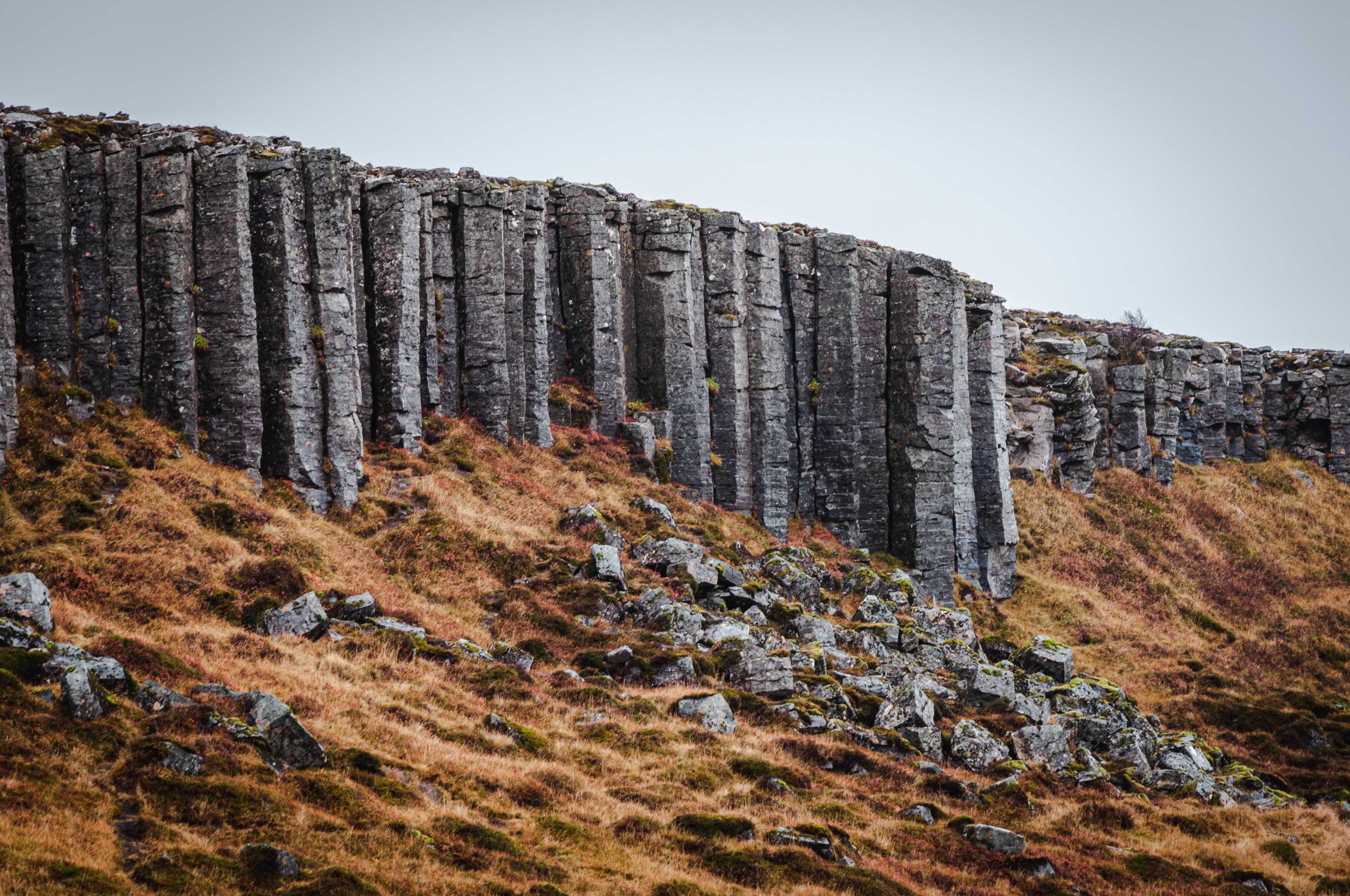Gerðuberg columns - basalt rocky formation