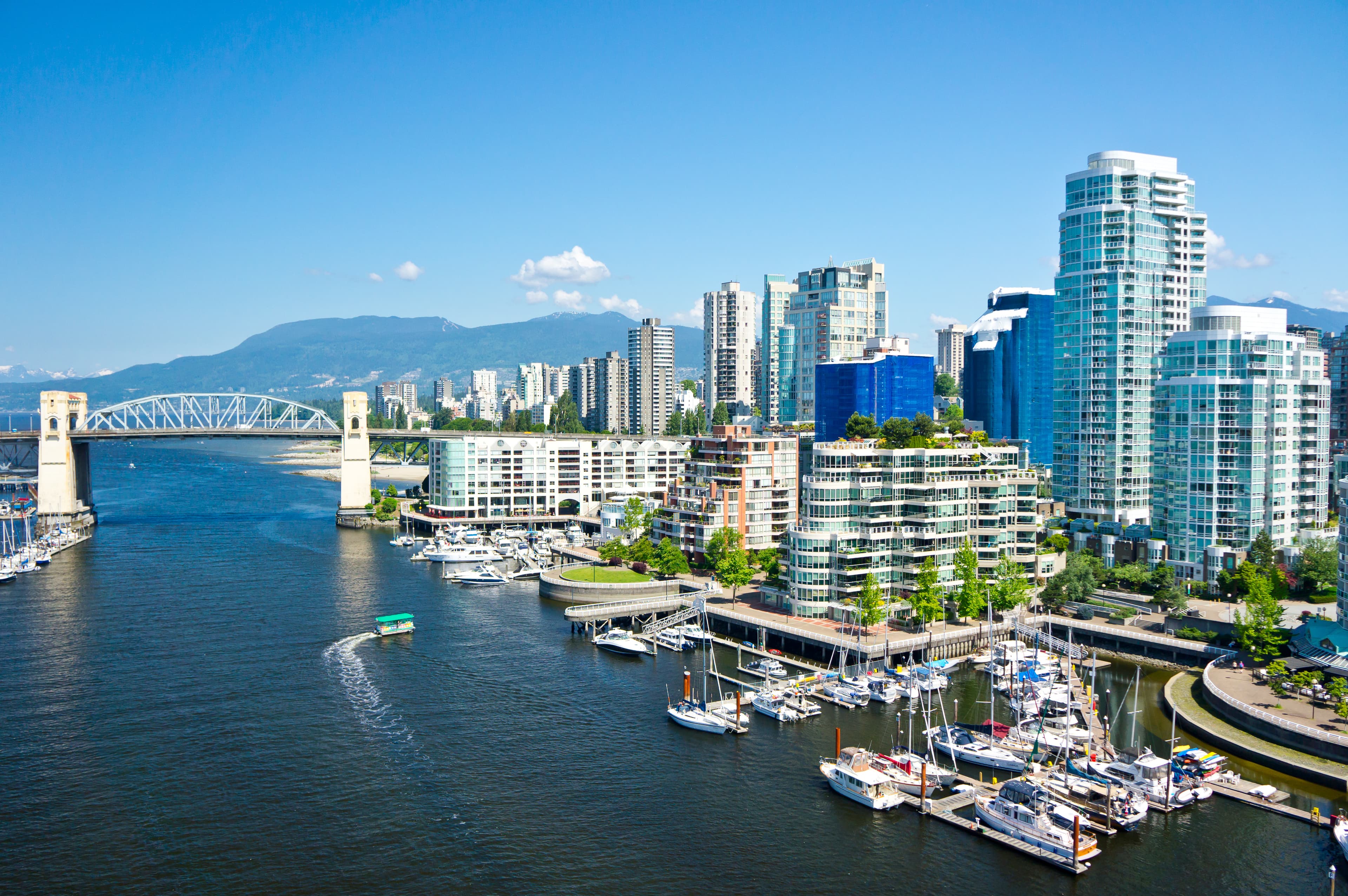 Beautiful view of Vancouver, British Columbia, Canada Beautiful view of Vancouver, British Columbia, Canada