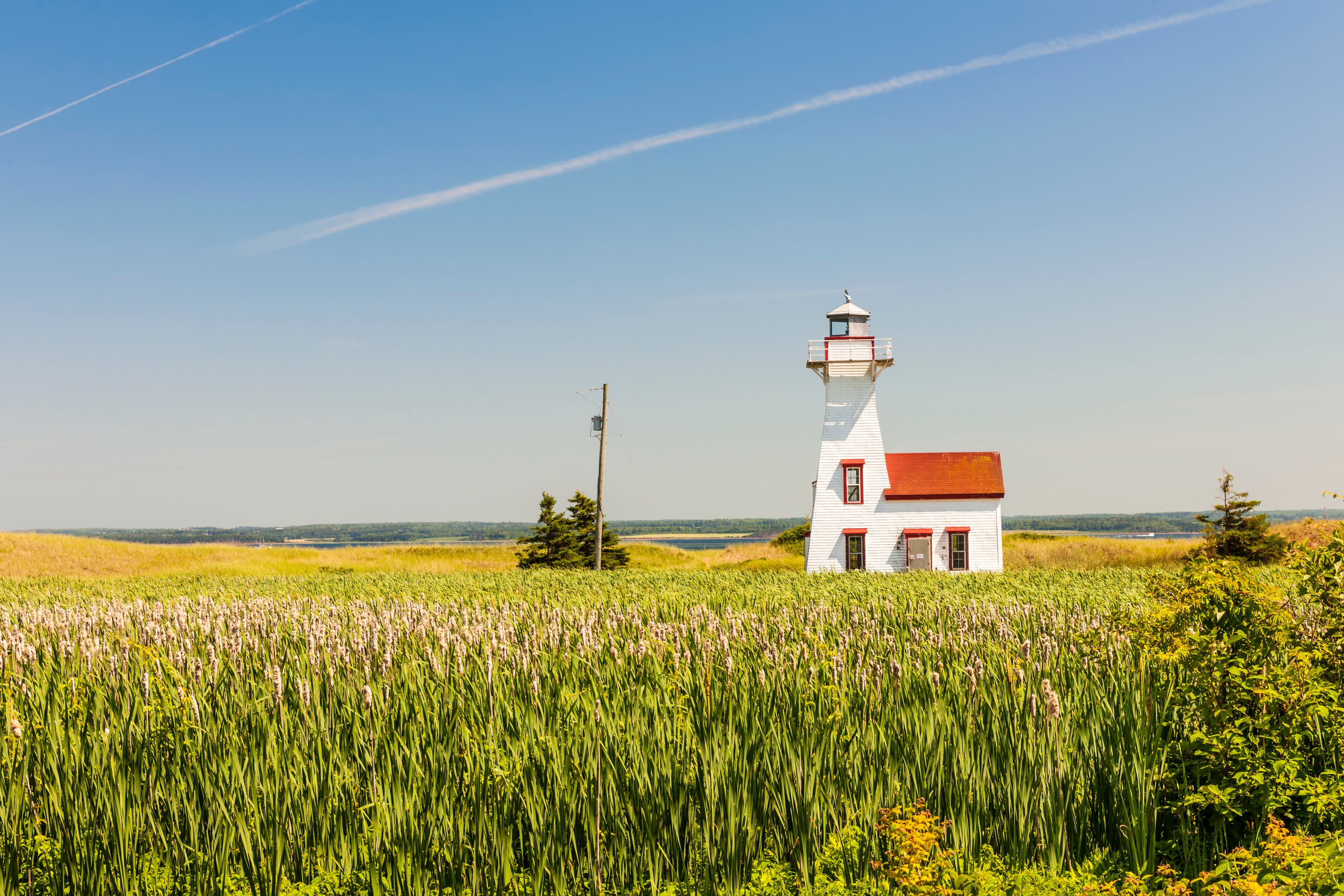 New London Range Rear Lighthouse in Queens County, Prince Edward Island, Canada New London Range Rear Lighthouse, PEI