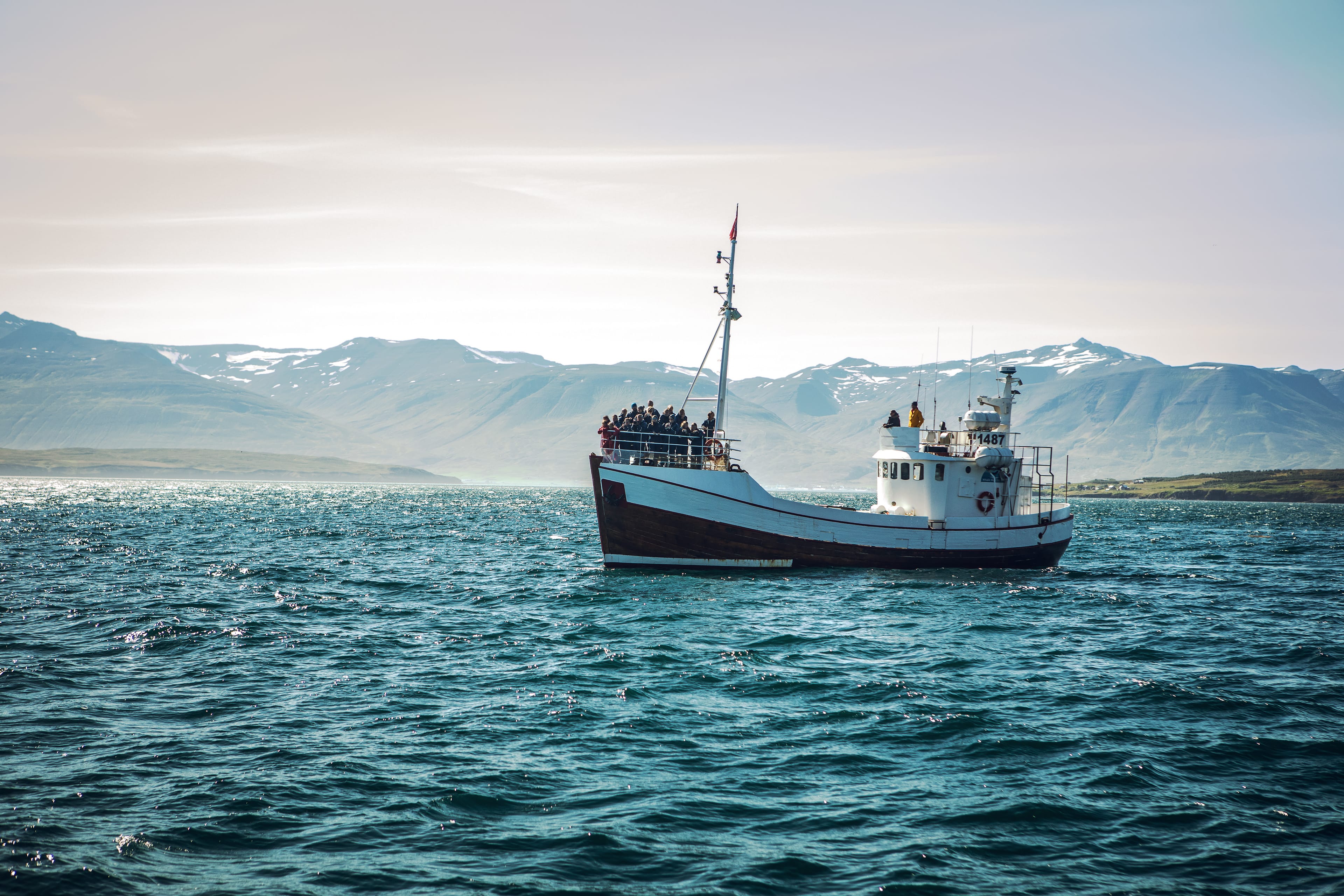 Icelandic fishing boat for whale watching. icelandic-fishing-boat-whale-watching