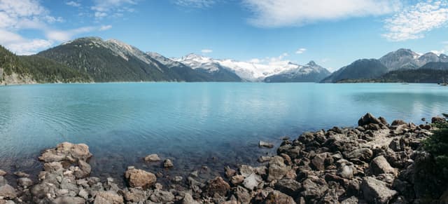 Garibaldi Lake in Garibaldi Provincial Park in British Columbia, Canada