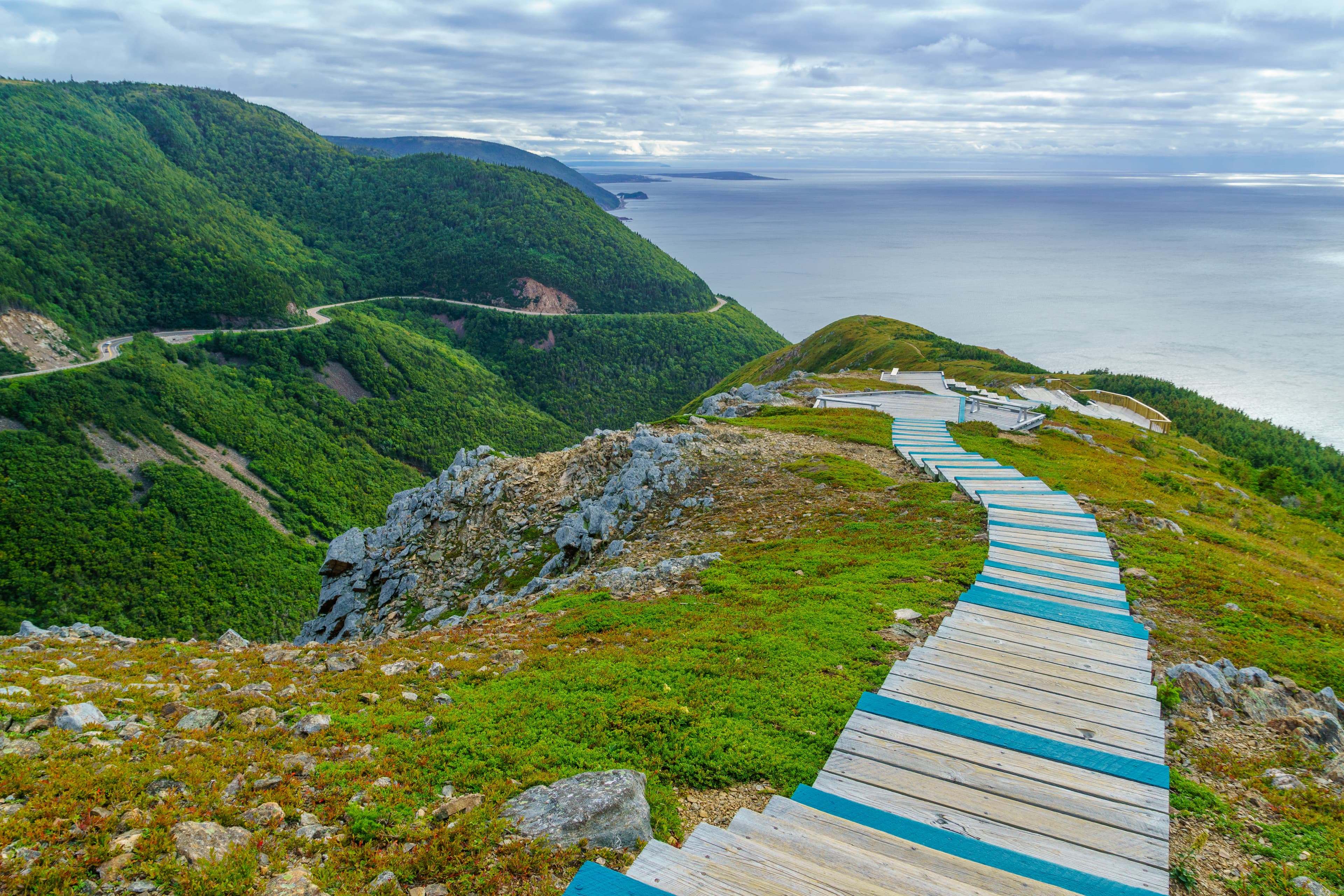 Views of the skyline trail, in Cape Breton Highlands National Park, Nova Scotia, Canada Nova Scotia Region 02