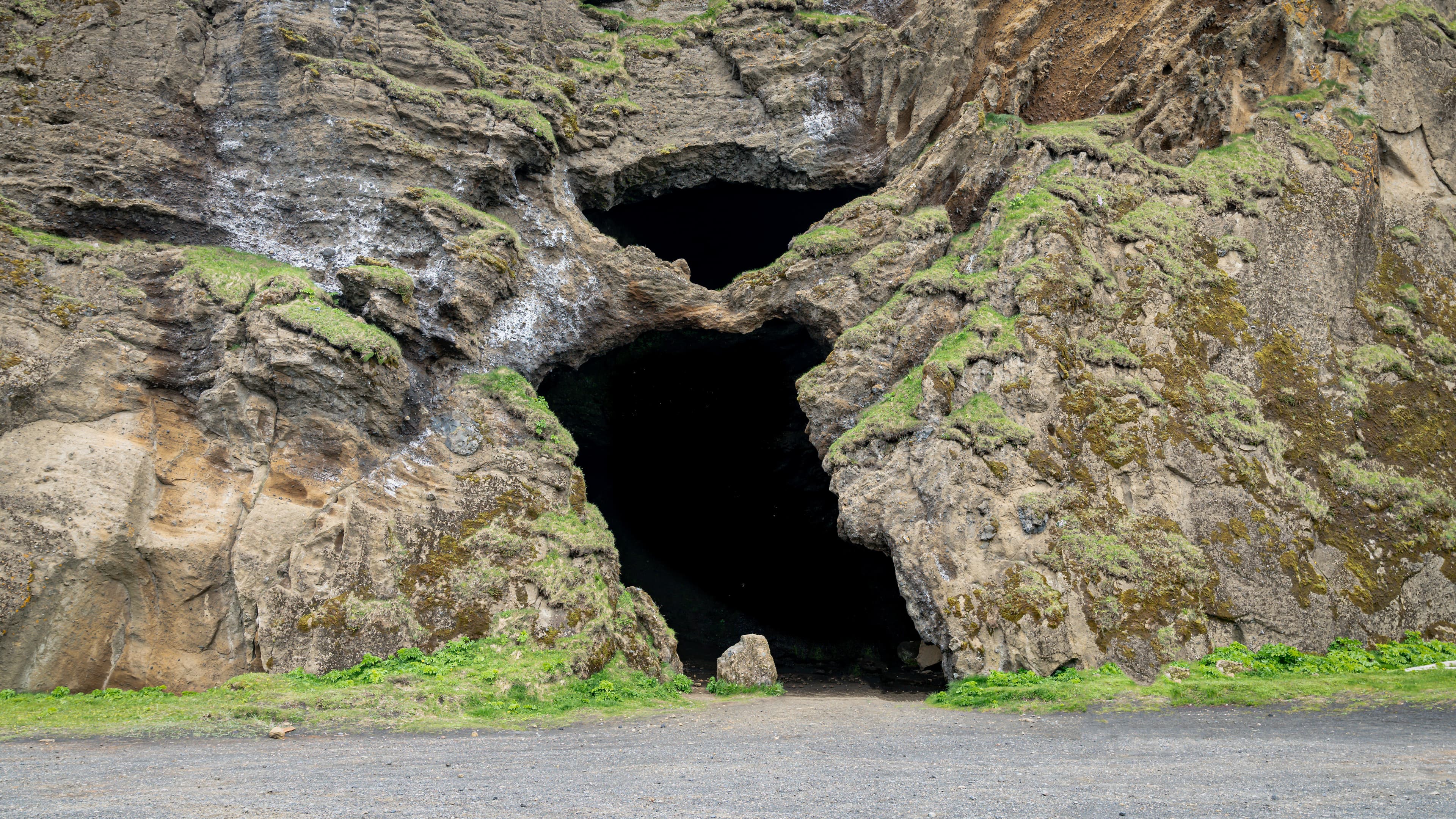 Vik, Iceland, June 11, 2018. Hjorleifshofdi cave, Iceland on June 11, 2018. Vik, Iceland, June 11, 2018. Hjorleifshofdi cave, Iceland on June 11, 2018.