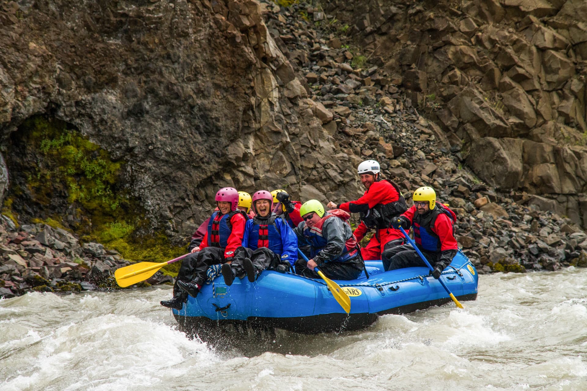 Viking Rafting Iceland Whitewater Action East Glacial River-98