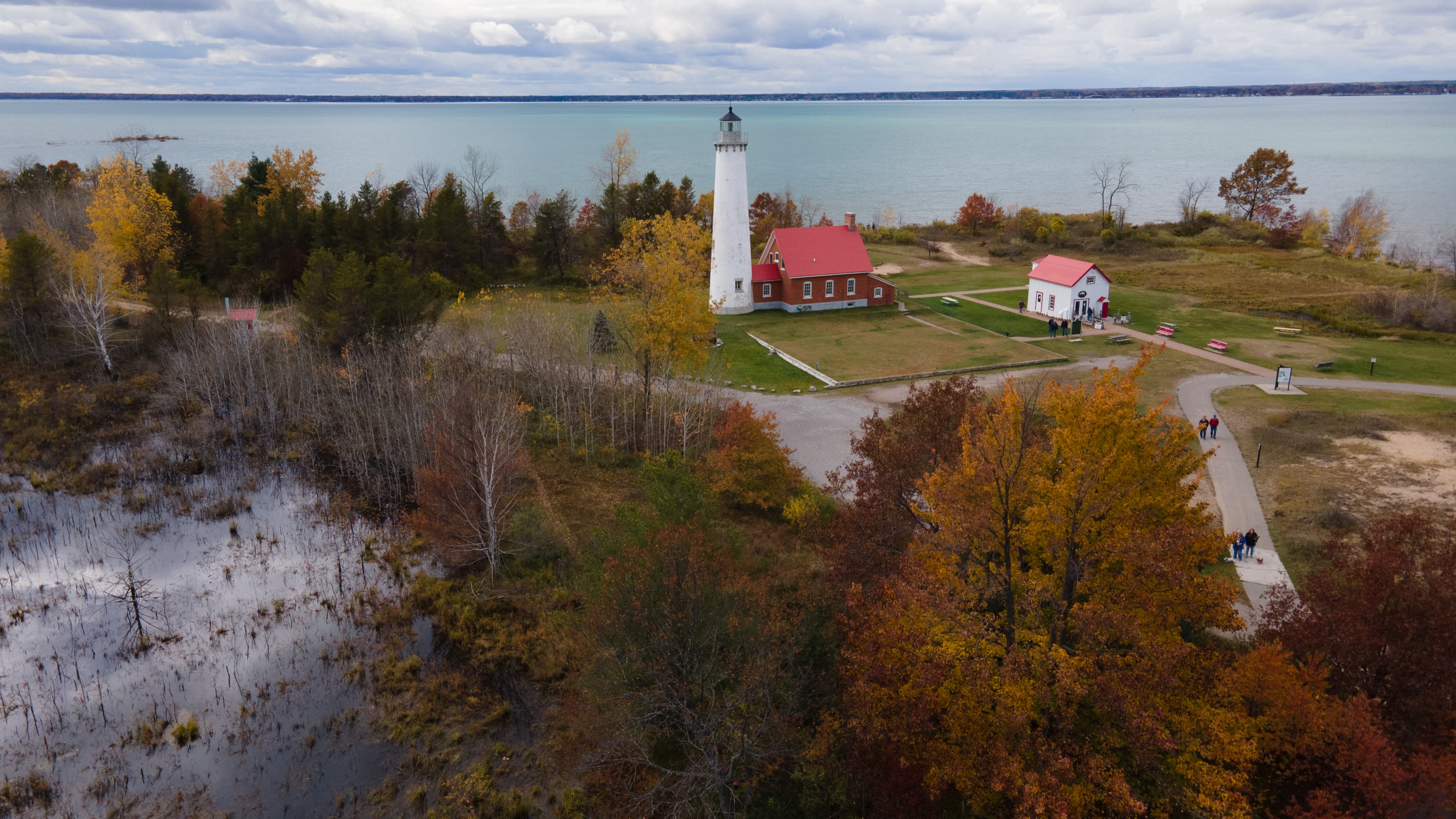 Tawas Point Lighthouse in Tawas Michigan