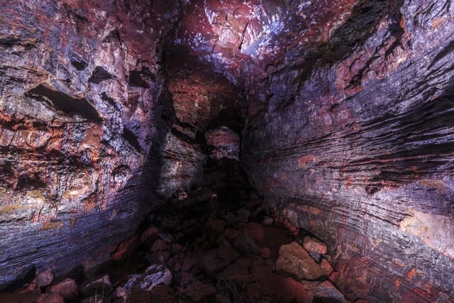 Raufarholshellir Lava Tunnel, Iceland