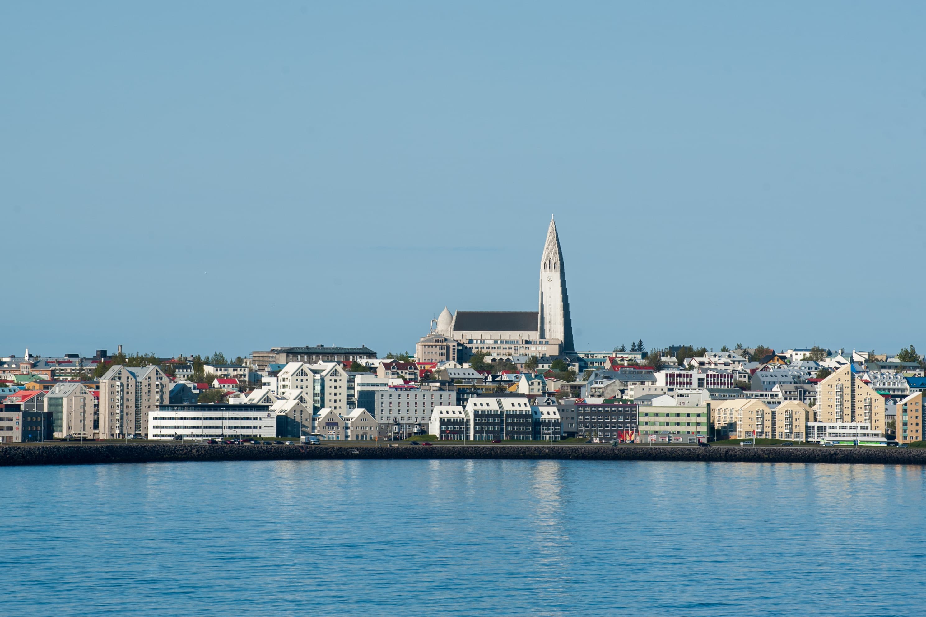 Reykjavik Iceland capital view cityscape panorama Reykjavik Iceland capital view cityscape