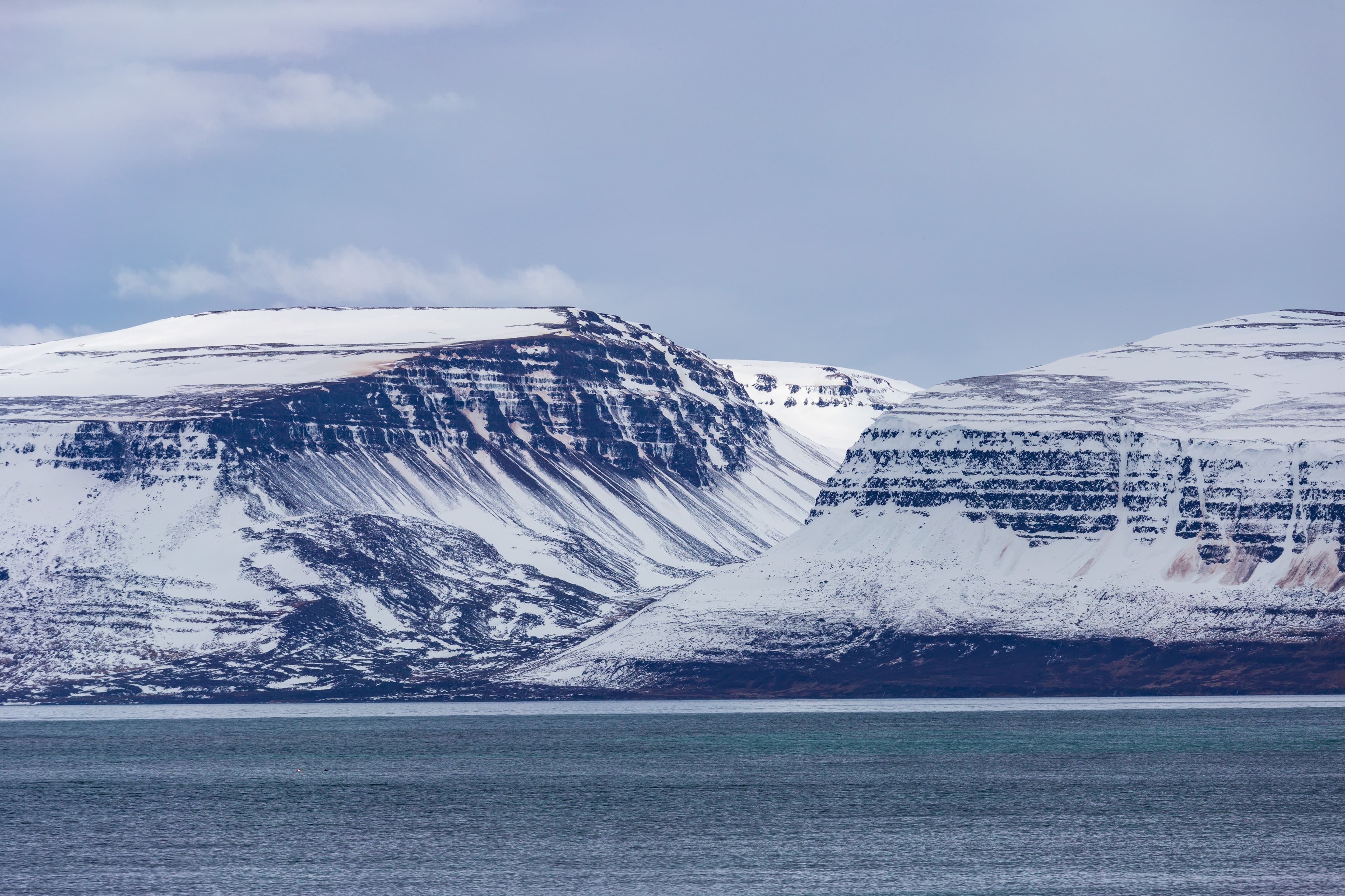 View of Drangajokull, the northern most glacier in Iceland, Westfjords View of Drangajokull, the northern most glacier in Iceland, Westfjords