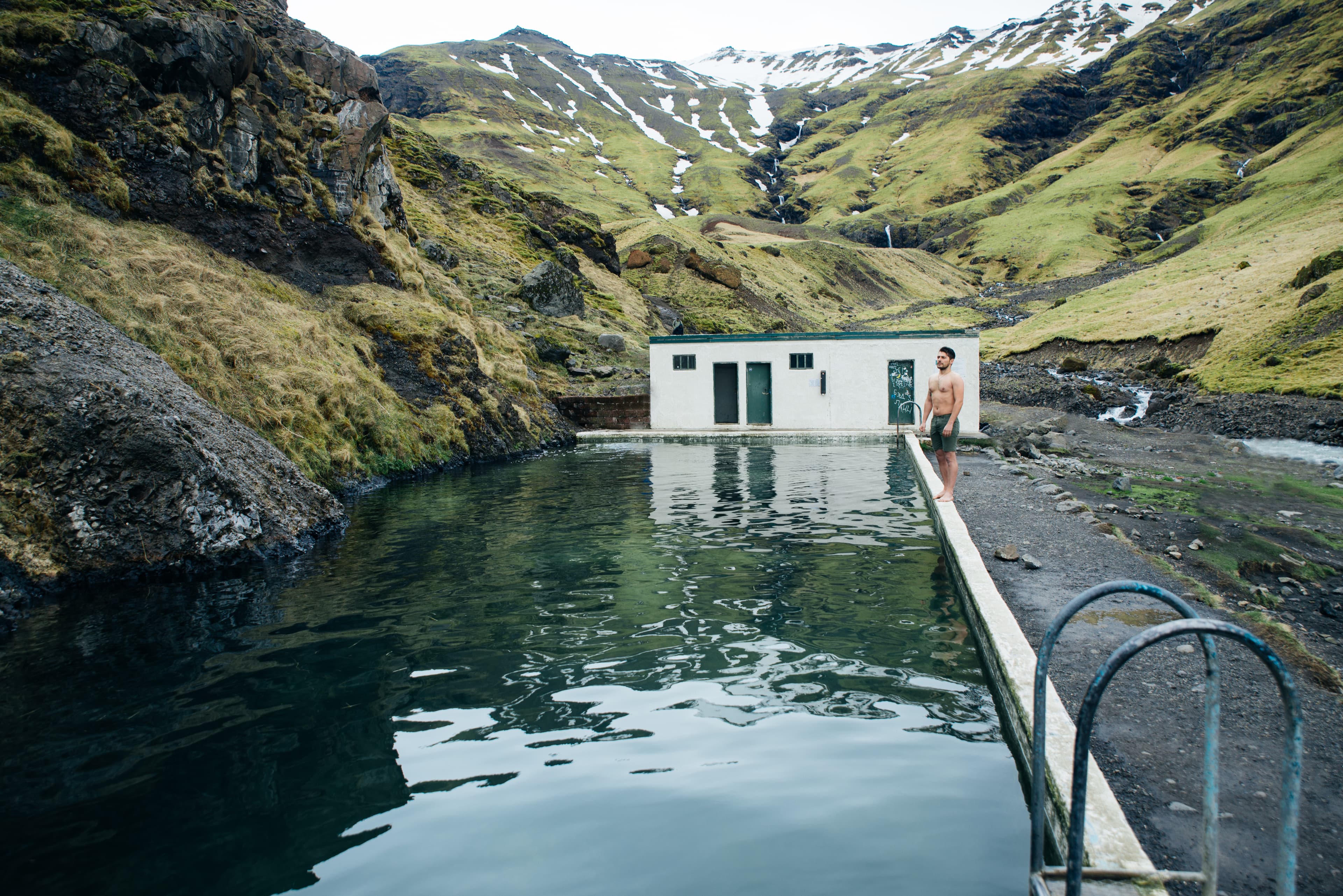 Wanderlust explorer discovering icelandic natural wonders Wanderlust explorer discovering icelandic natural wonders